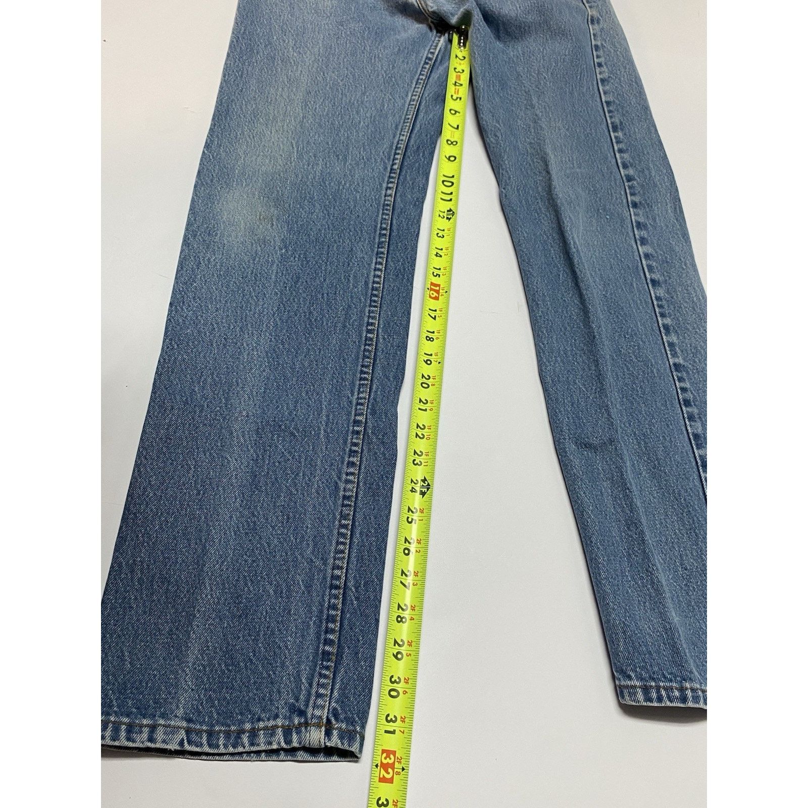 Levi's Vtg Levis Jeans Mens W36xL34 Orange Tab USA 80s Blue Denim Size US 36 / EU 52 - 6 Thumbnail