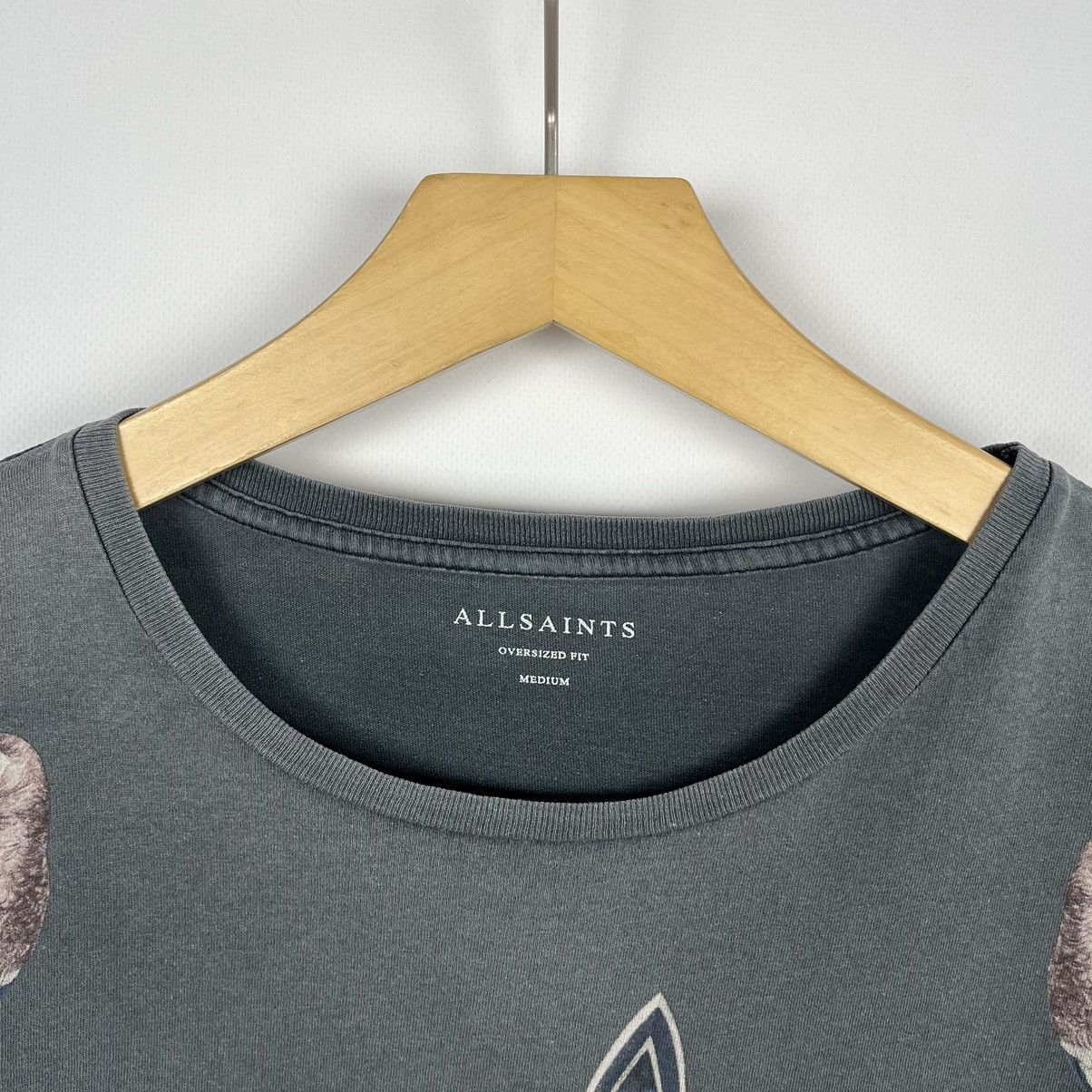 Allsaints Designer Allsaints surfin bird oversize fit y2k tee Size US M / EU 48-50 / 2 - 6 Thumbnail