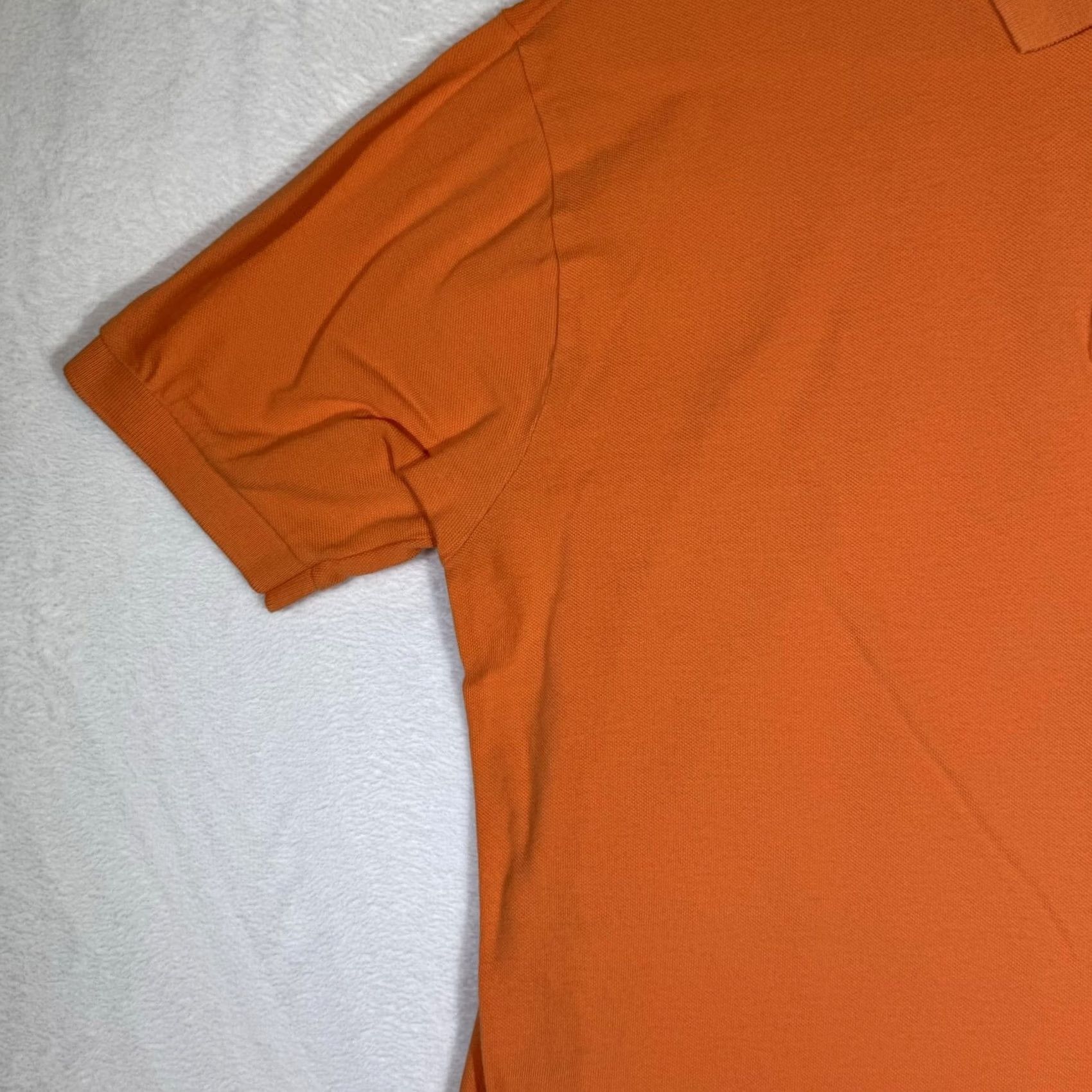 Polo Ralph Lauren Polo Ralph Lauren Mens XL Orange Polo Shirt Pony Logo Short Sleeve Size US XL / EU 56 / 4 - 4 Thumbnail