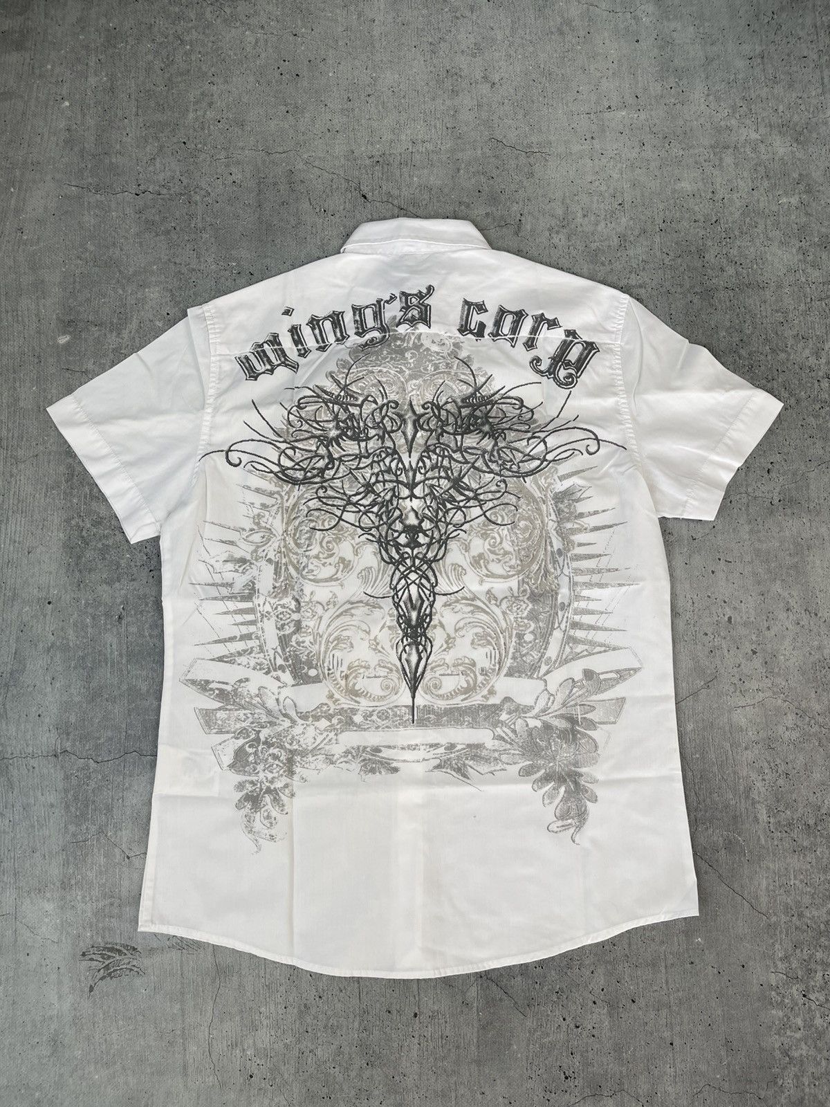 Affliction Y2K Japanese 🇯🇵 C-Brand Avant Garde Shirt Streetwear Hype Size US L / EU 52-54 / 3 - 2 Thumbnail