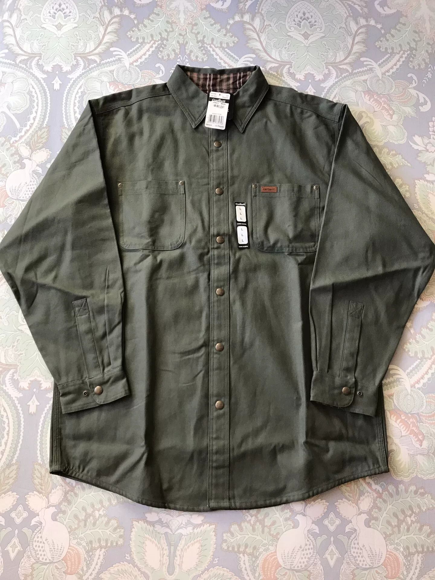 Carhartt Carhartt S296 MOS Work Shirt Jacket Size US L / EU 52-54 / 3 - 1 Thumbnail