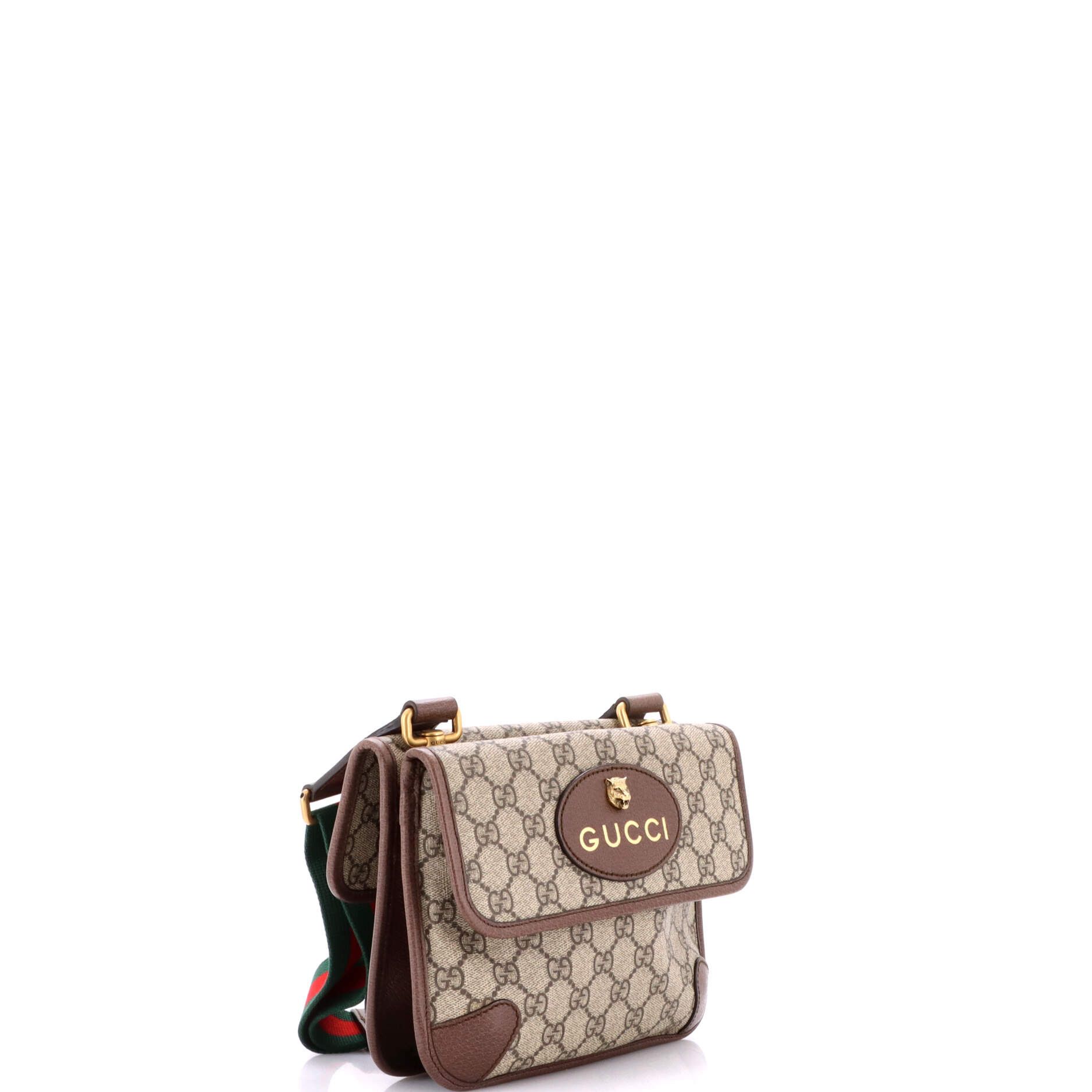 Gucci Neo Vintage Flap Messenger GG Coated Canvas Small Size ONE SIZE - 1 Thumbnail