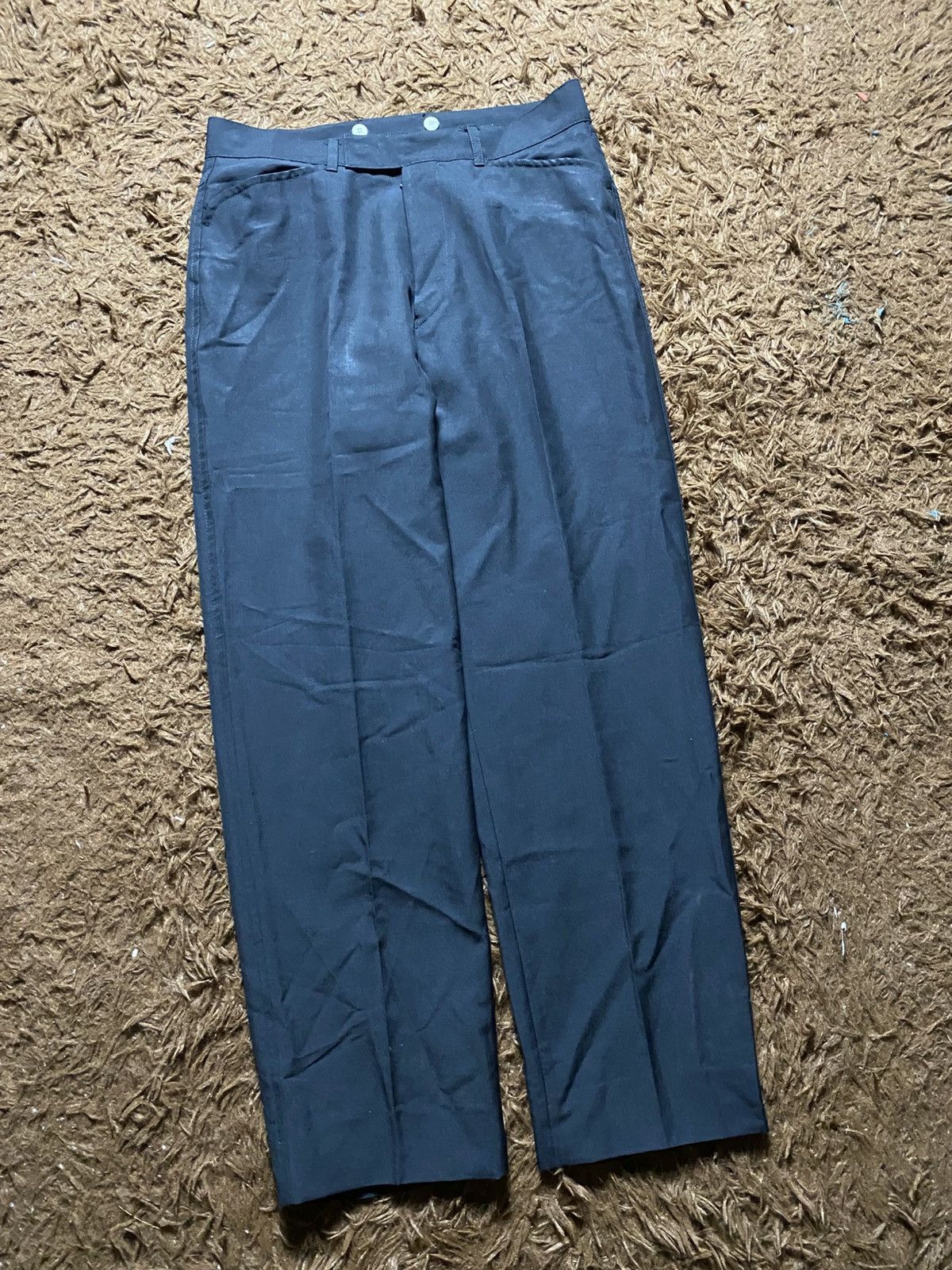 Gucci × Tom Ford 90s - GUCCI TOMFORD WOOL&MOHAIR TROUSER Size 32" / US 10 / IT 46 - 2 Thumbnail