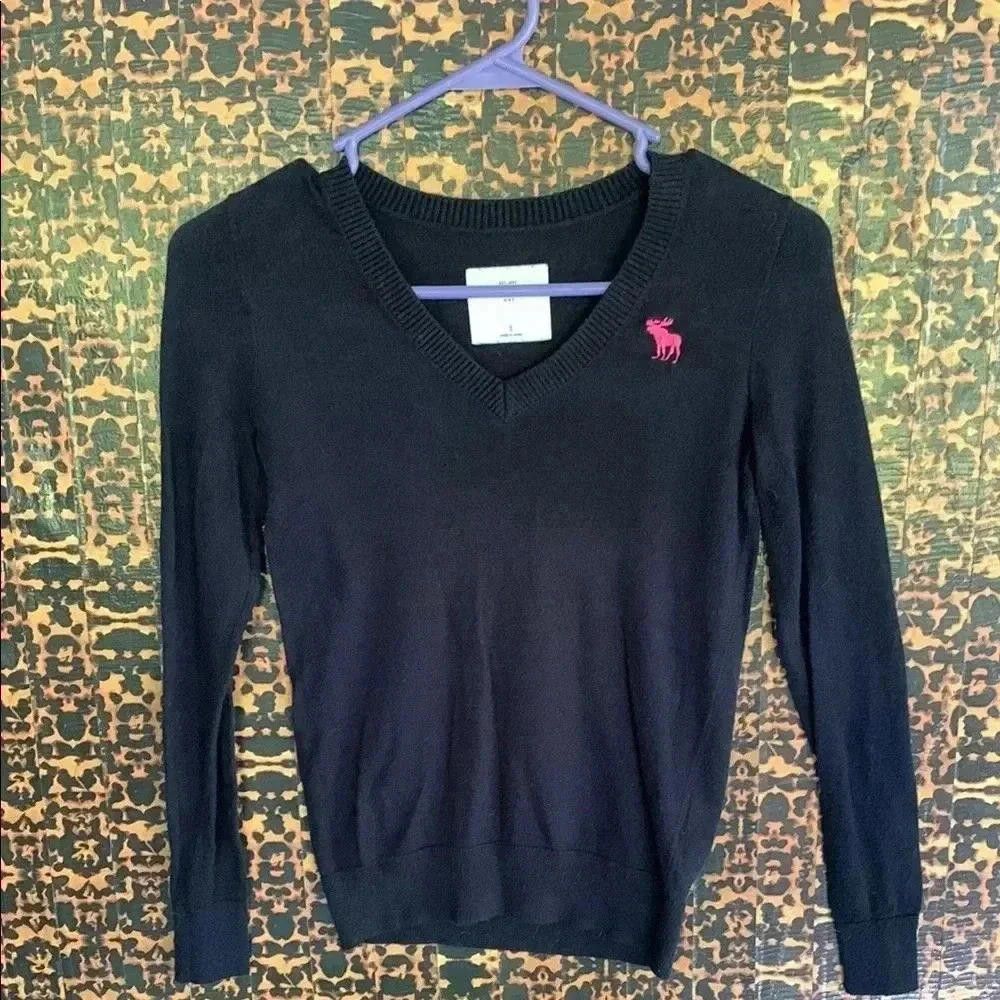 Abercrombie & Fitch Abercrombie & Fitch Black Sweater Size US S / EU 44-46 / 1 - 1 Thumbnail