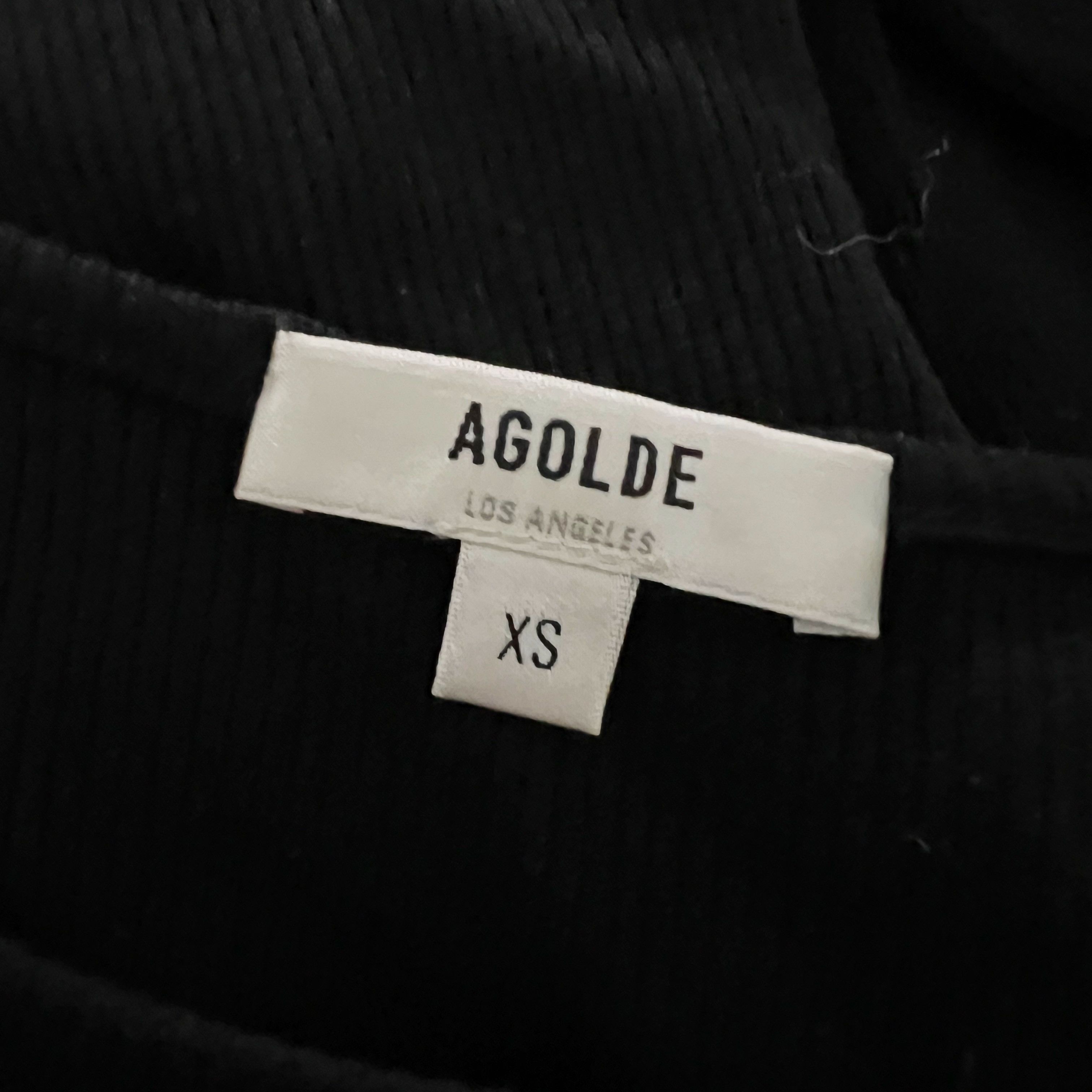Agolde Agolde Bea Cutaway Ribbed Knit Stretch Size XS / US 0-2 / IT 36-38 - 2 Thumbnail