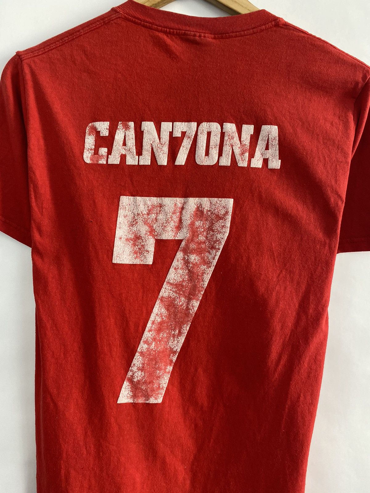 Fruit Of The Loom Vintage Eric Cantona T-Shirt Soccer Legend Rare Retro Size US S / EU 44-46 / 1 - 8 Thumbnail