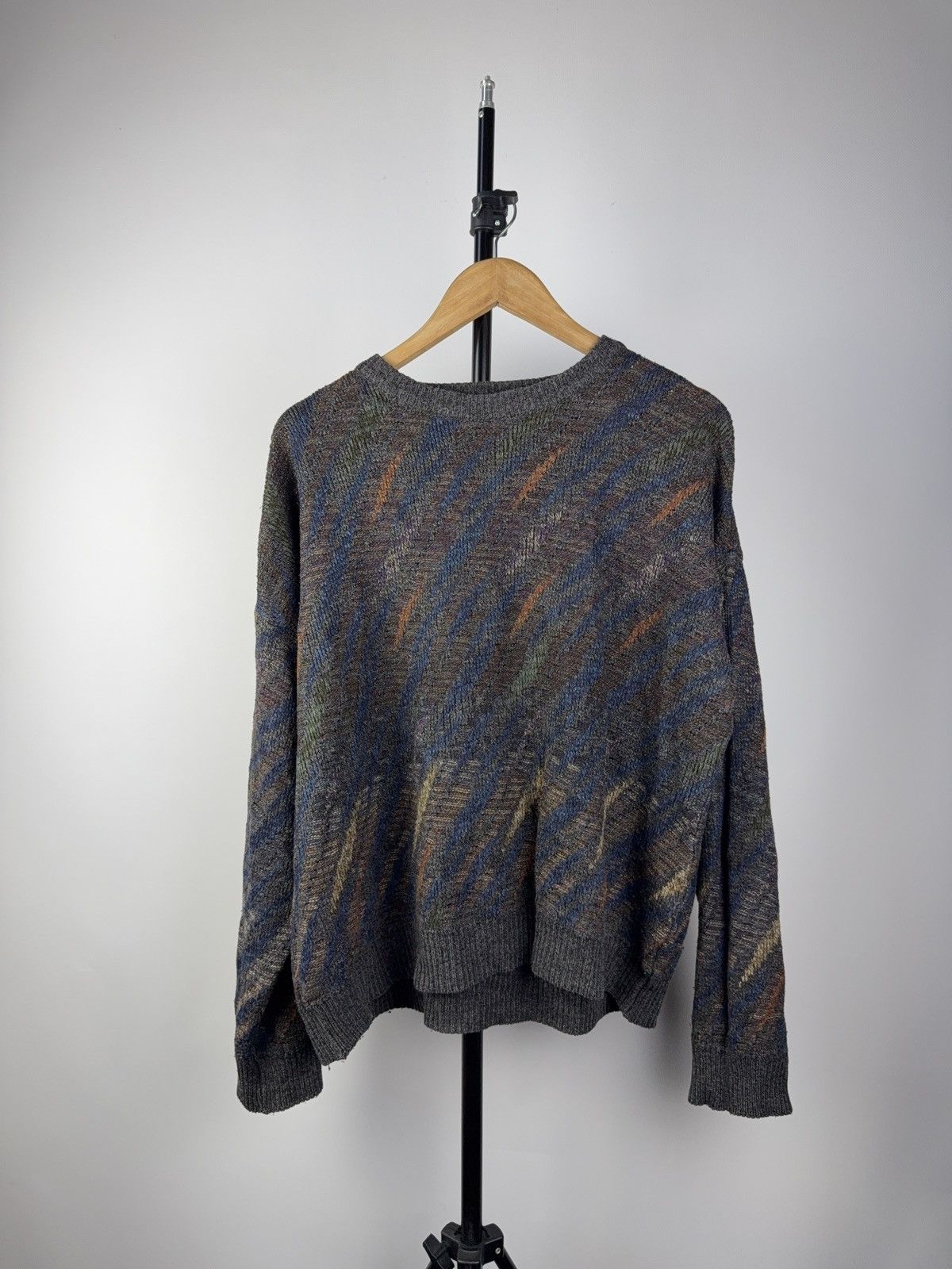 Japanese Brand × Vintage Vintage 90s Y2K Japanese Style Avant Garde Sweater Knitwear Size US L / EU 52-54 / 3 - 1 Thumbnail