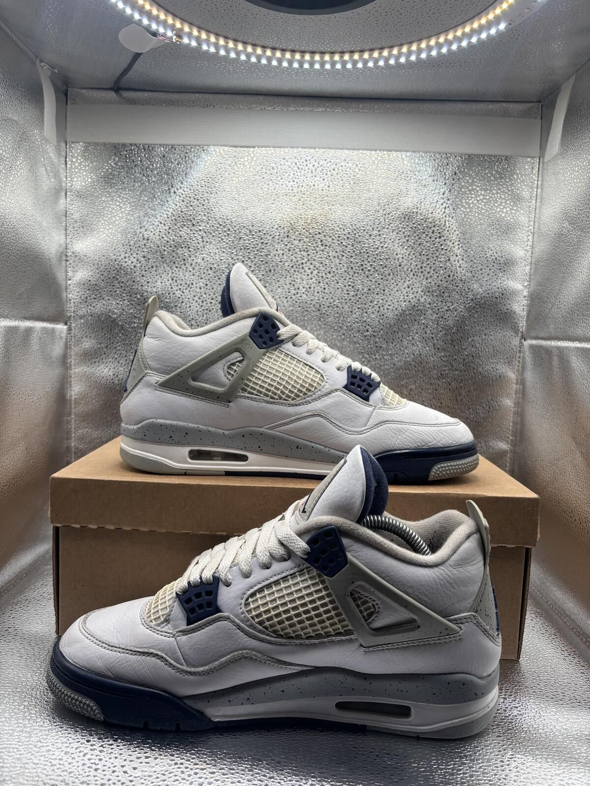 Jordan Brand Air Jordan 4 midnight navy Size US 8.5 / EU 41-42 - 5 Thumbnail