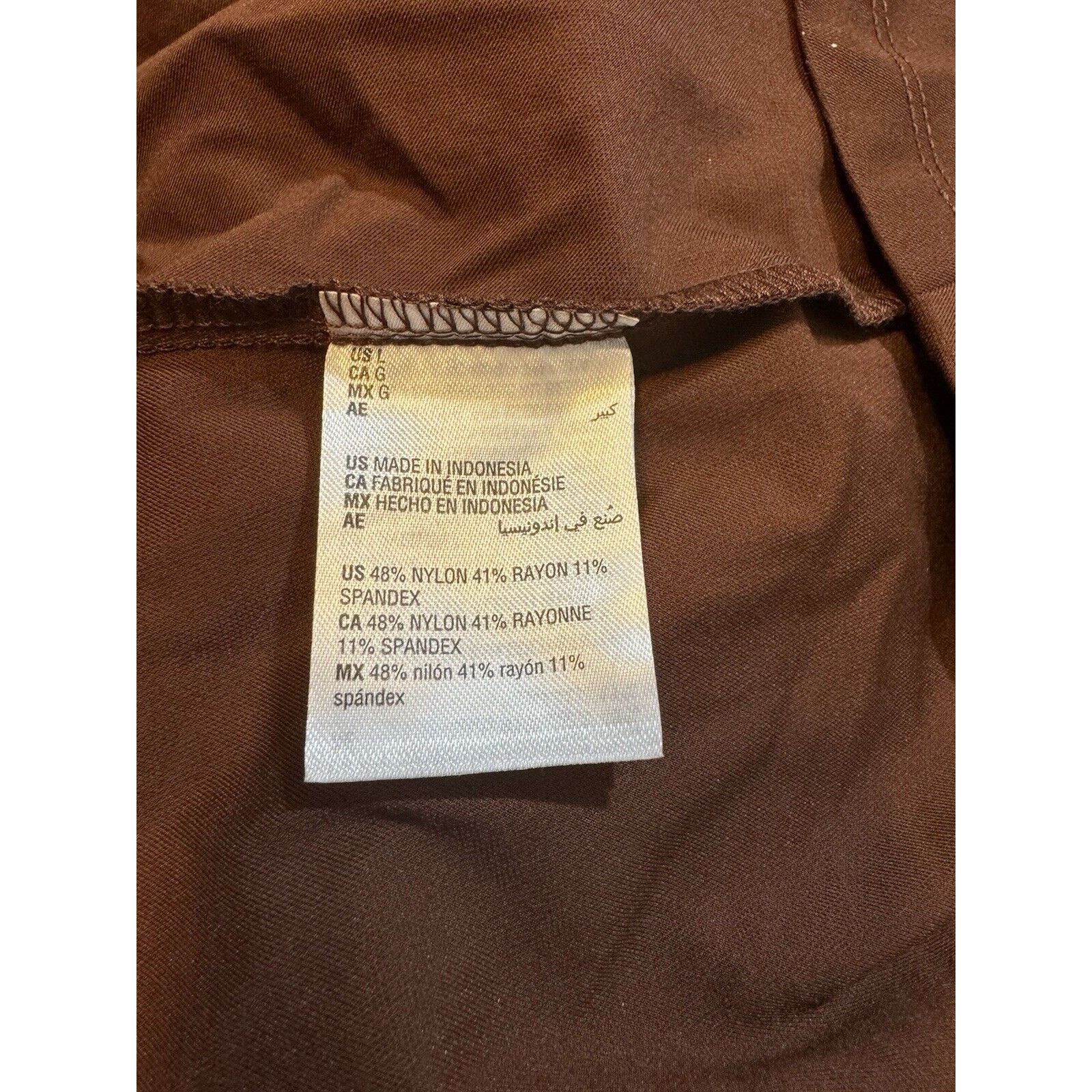 Alfani Alfani Sleeveless Midi Dress Brown Old Money Aesthetic Size L / US 10 / IT 46 - 6 Thumbnail