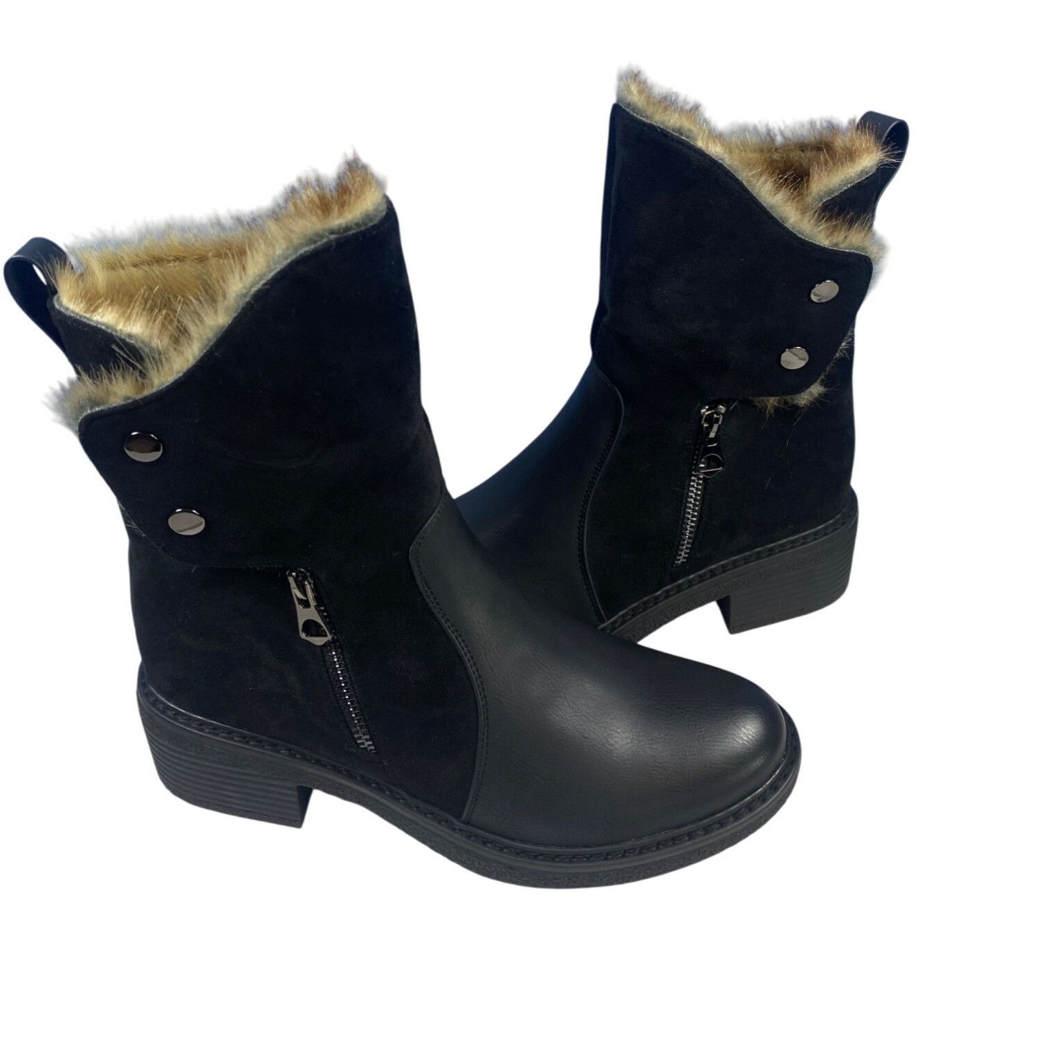 Other New Patrizia Spring Step W's 41 Black Leather Microsuede CON Size US 10 / IT 40 - 4 Thumbnail