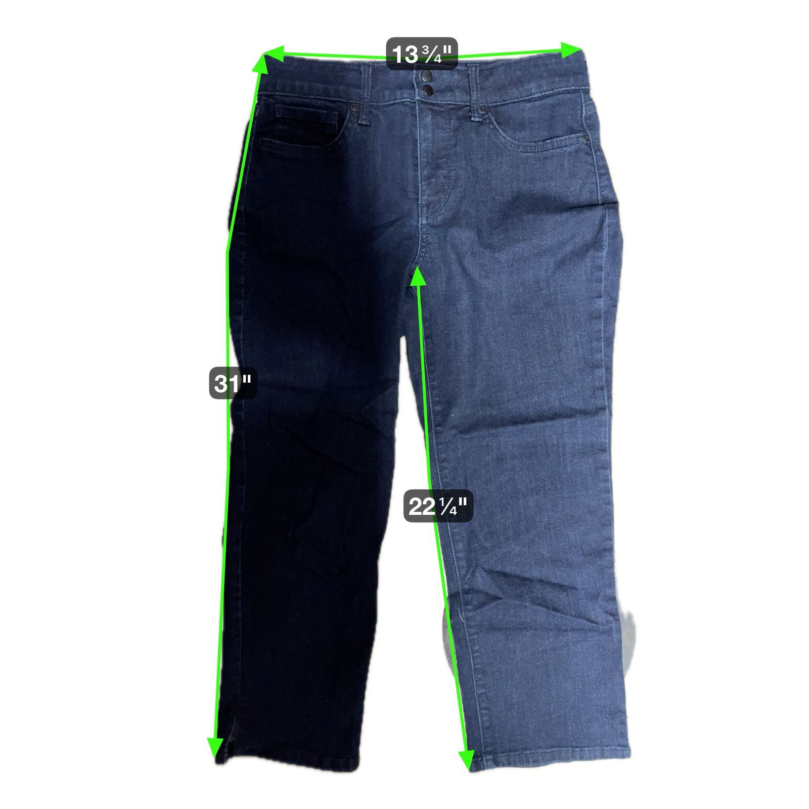 NYDJ NYDJ Lana Capri Jeans Cool Embrace Lift X Tuck Tech Size 4 Size 27" / US 4 / IT 40 - 10 Thumbnail