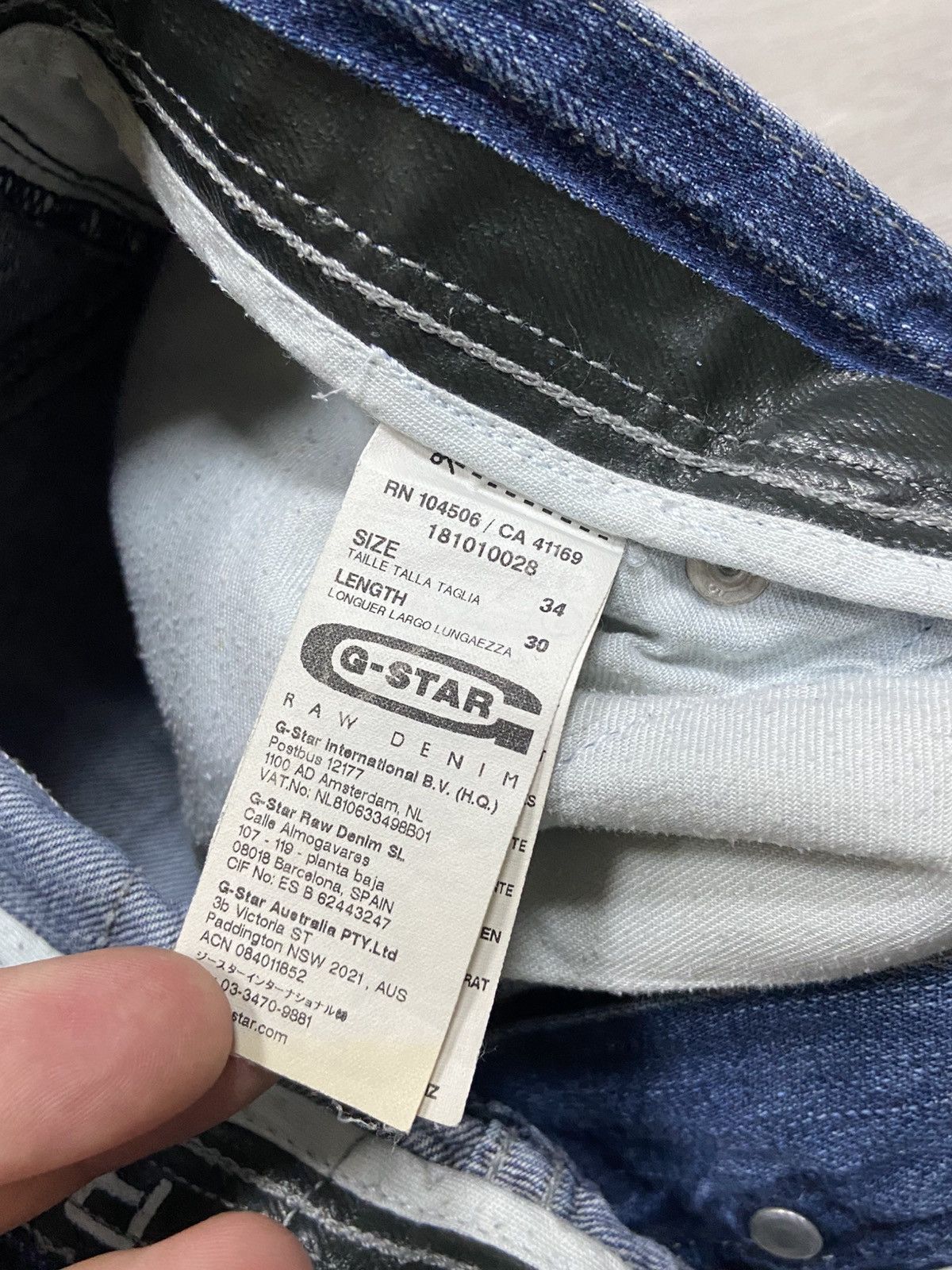 G-Star G star RAW vintage wide jeans Size US 34 / EU 50 - 6 Thumbnail