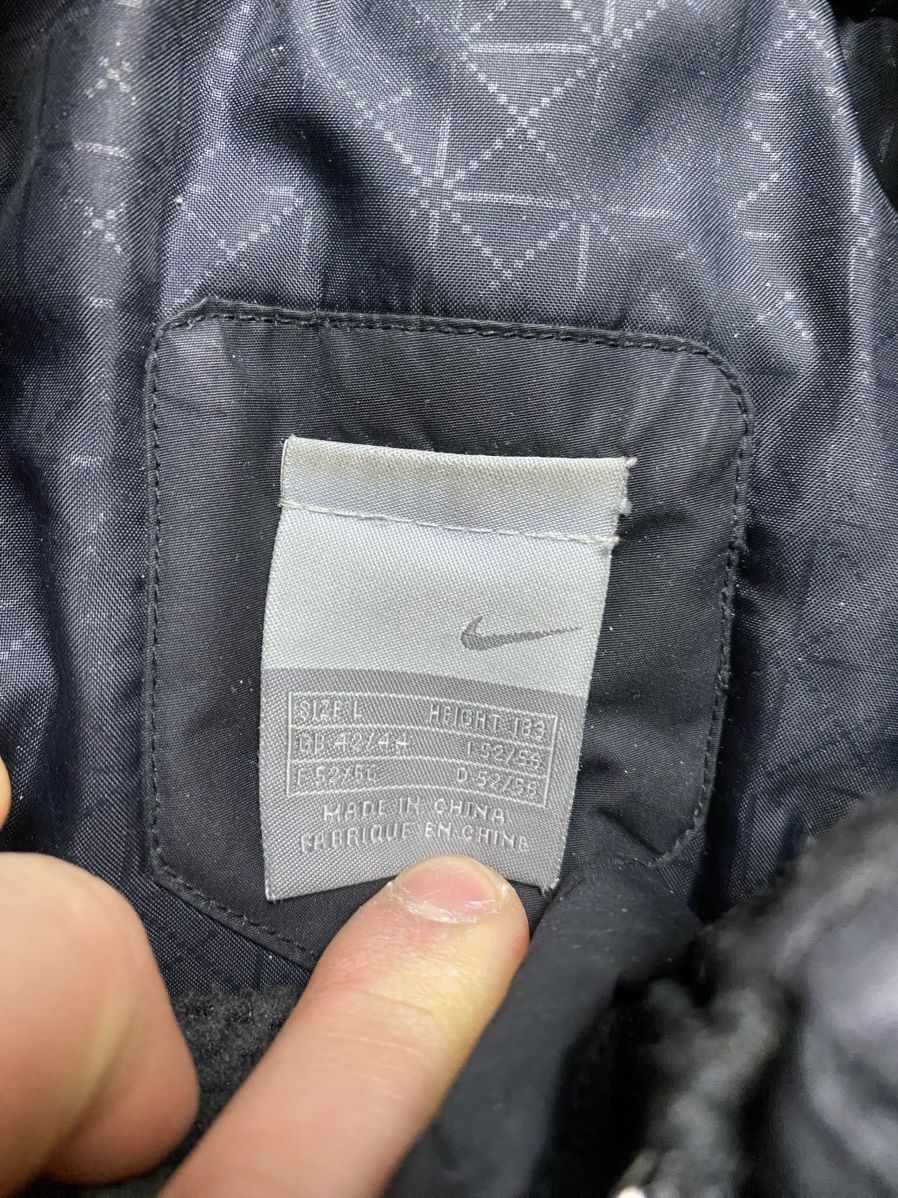Nike vintage puffer jacket retro black baggy oversized