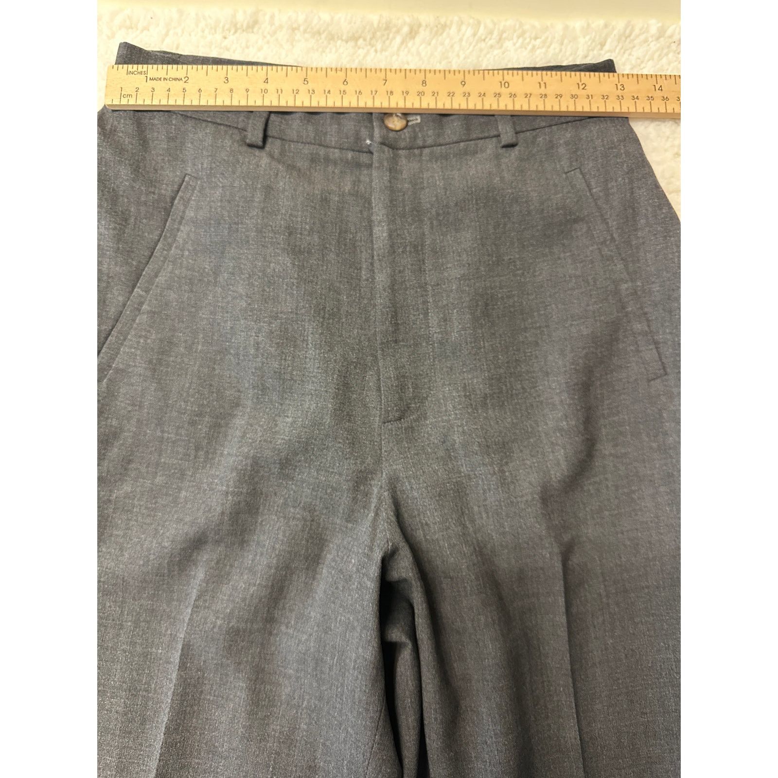 Ralph Lauren Vintage Ralph Lauren Purple Label Wool Gray Pants Size 4 Size 27" / US 4 / IT 40 - 5 Thumbnail
