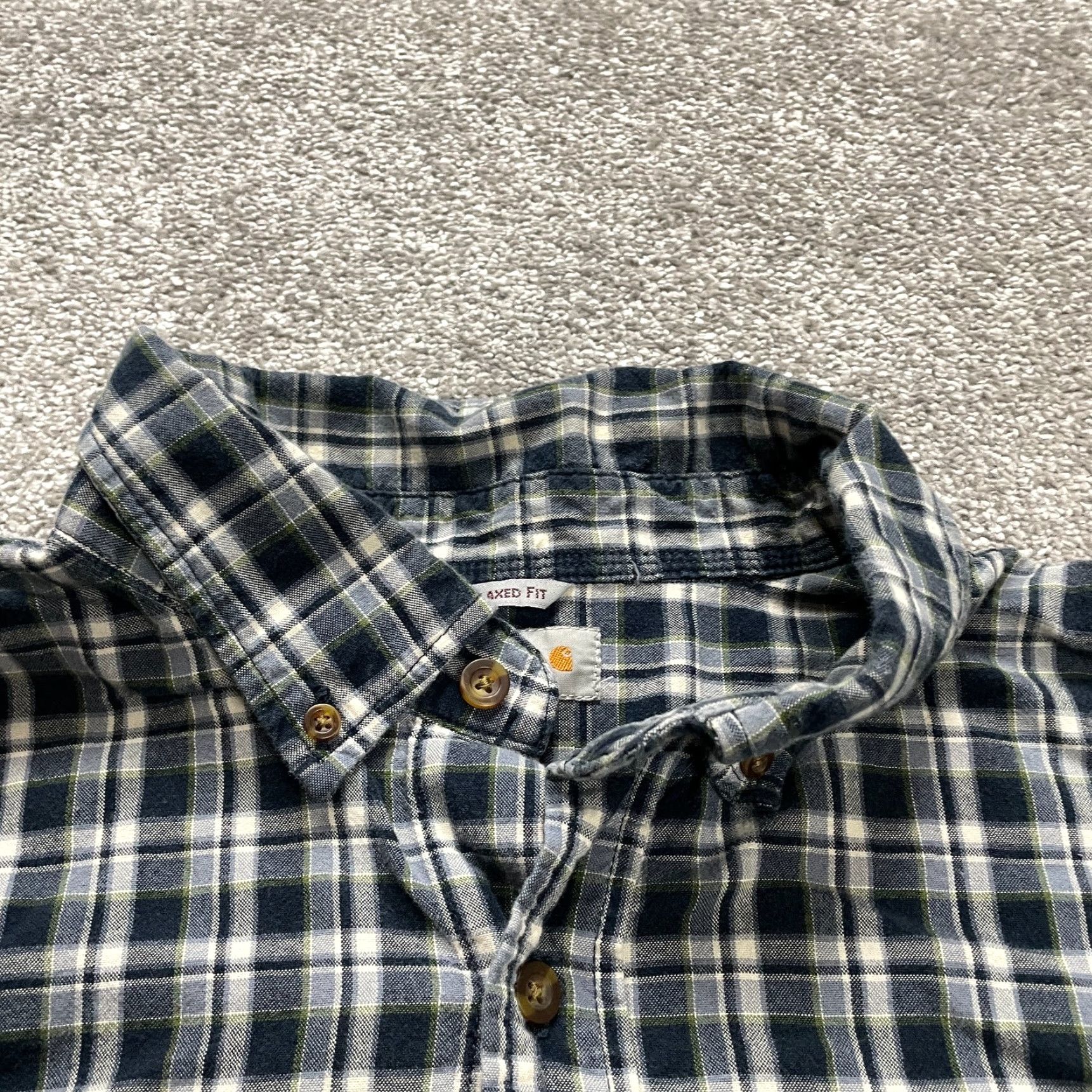 Carhartt Carhartt Flannel Shirt Mens XL Multicolor Plaid Short Sleeve Casual Top Size US XL / EU 56 / 4 - 3 Thumbnail