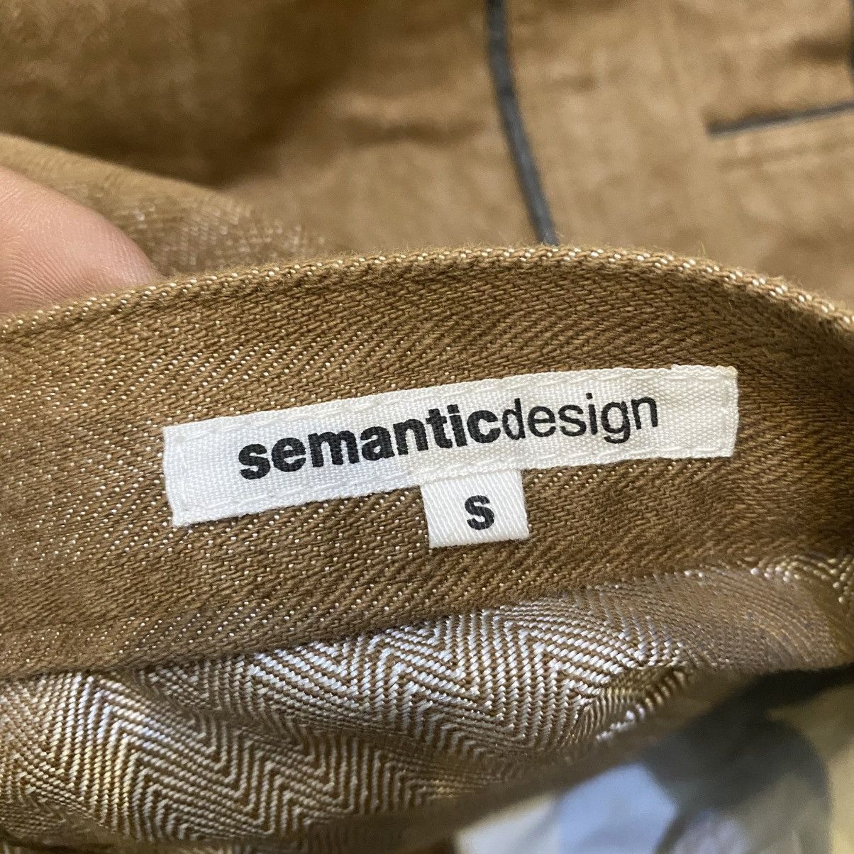 Tornado Mart 2000s NWT Semantic Design Flare Back Zip Pocket Denim Pants Size US 28 / EU 44 - 15 Thumbnail