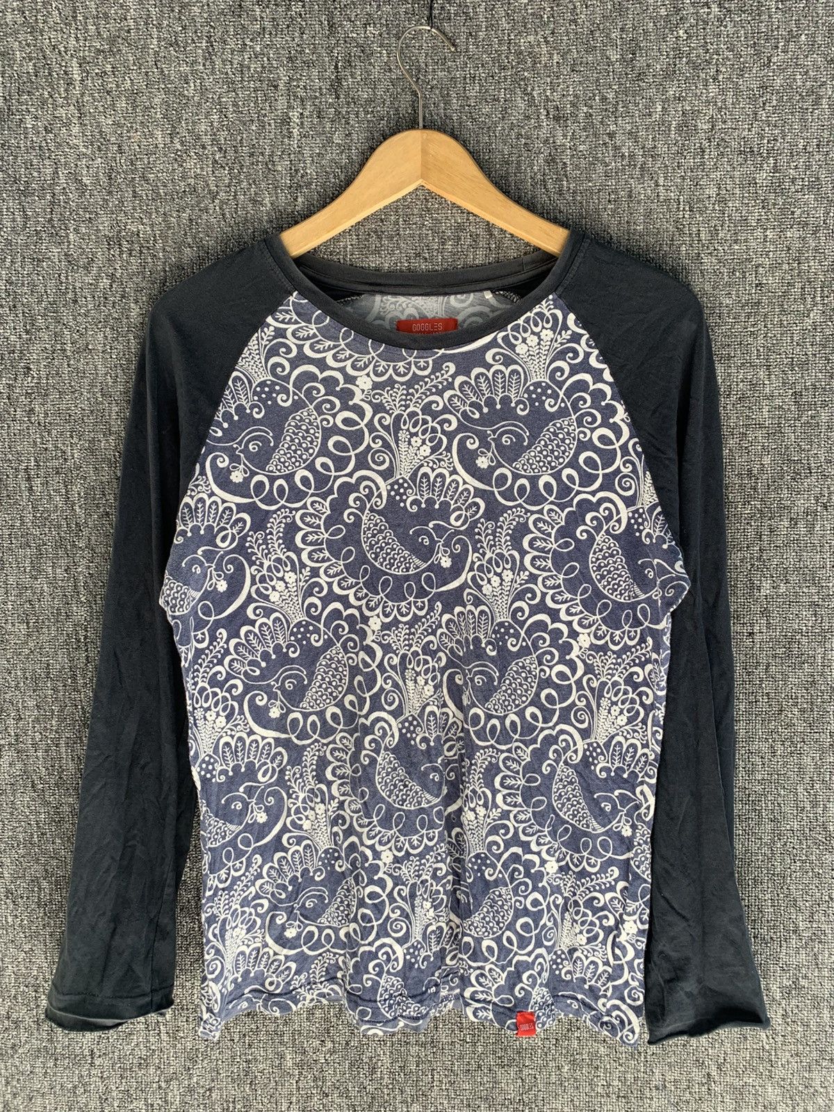 Vintage Crazy Googles Vintage Bandana Motive Long Sleeve Size US S / EU 44-46 / 1 - 6 Thumbnail