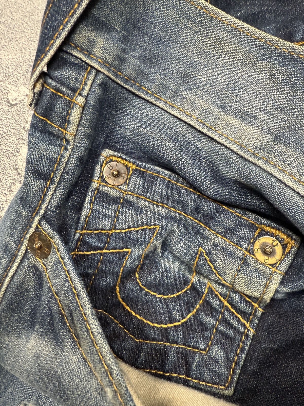 True Religion True Religion Jeans Opium Crazy Denim Pants Size US 38 / EU 54 - 12 Thumbnail