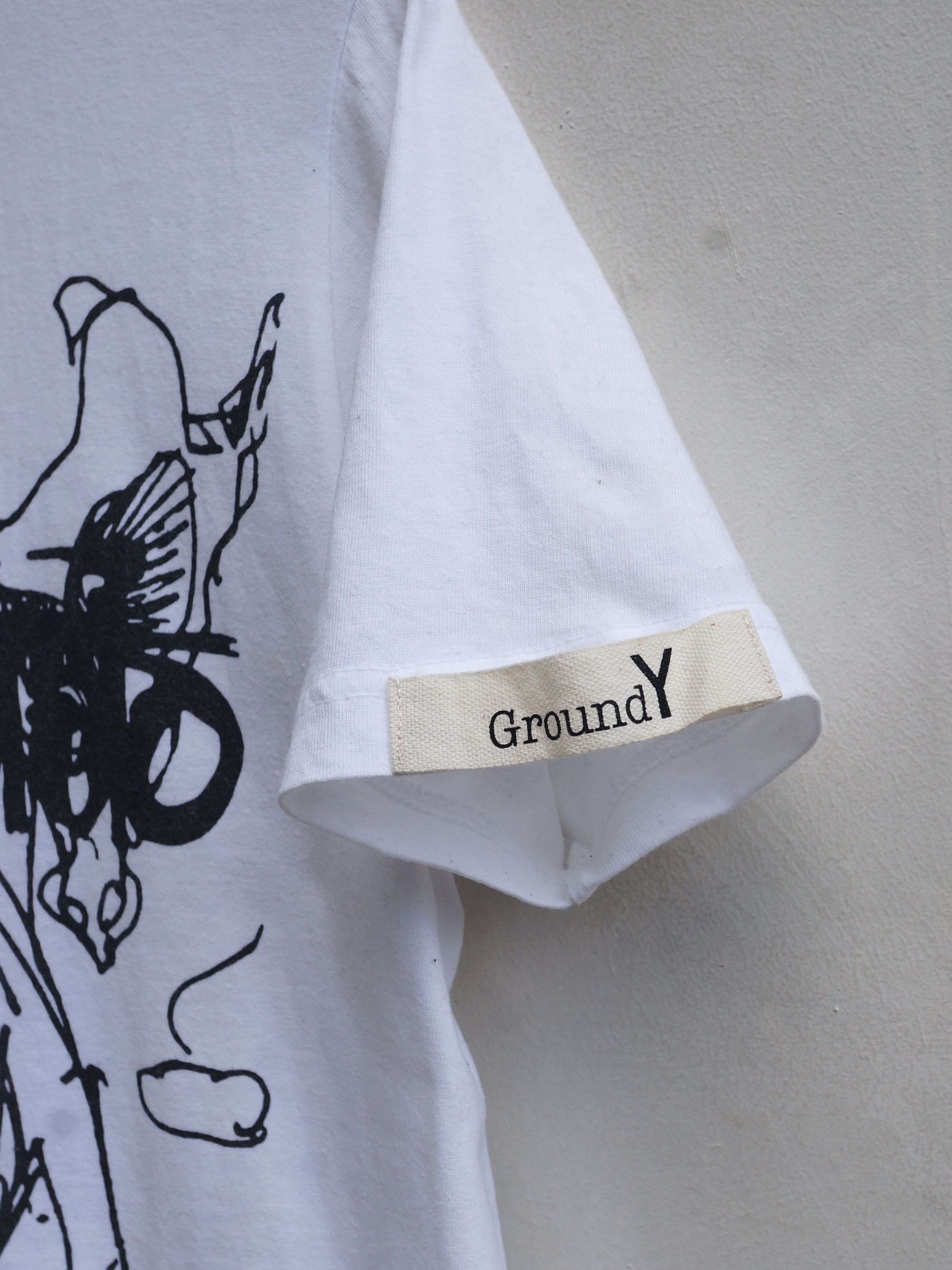 Ground Y × Yohji Yamamoto Ground Y Yohji Yamamoto Skull Punk Tshirt Size 3 (on tag). Size US S / EU 44-46 / 1 - 3 Thumbnail