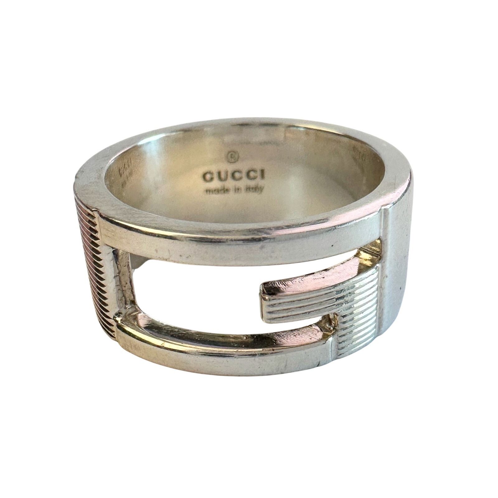 Gucci Gucci Abstract G Ring Sterling Silver - Size 4.75 Size ONE SIZE - 4 Thumbnail