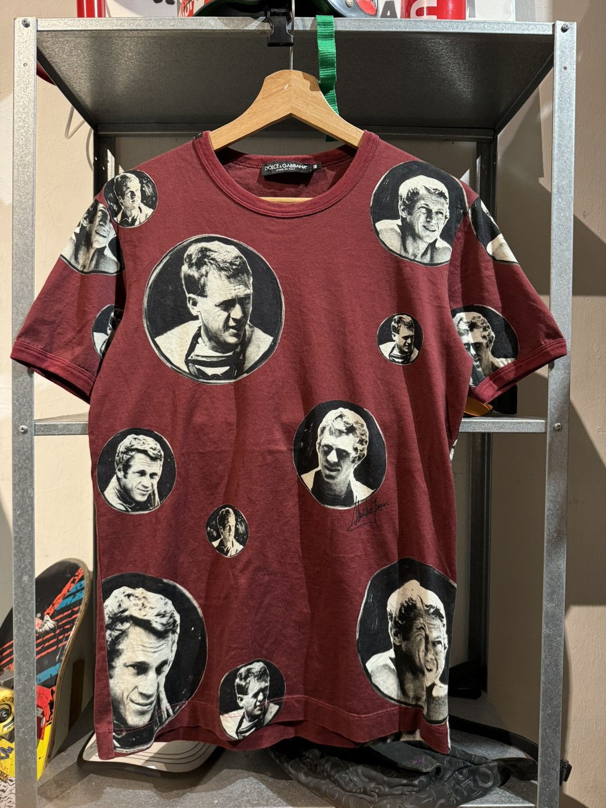 Dolce & Gabbana Vintage Dolce Gabbana Steve Mcqueen Tee Size US S / EU 44-46 / 1 - 1 Thumbnail