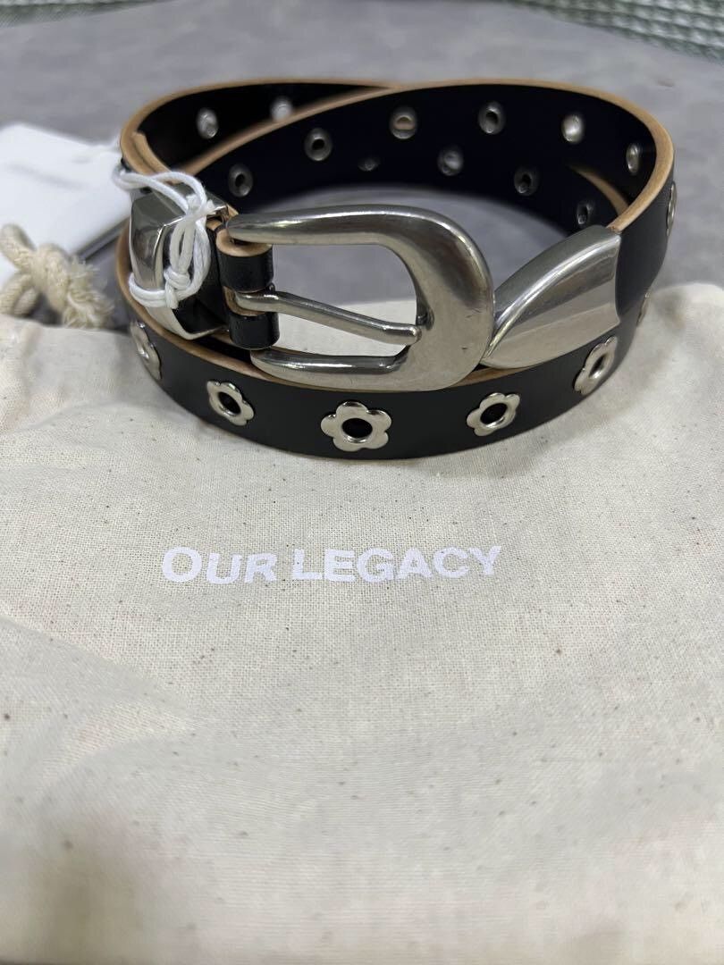 Our Legacy Flower Belt (Black / 90cm) | Grailed