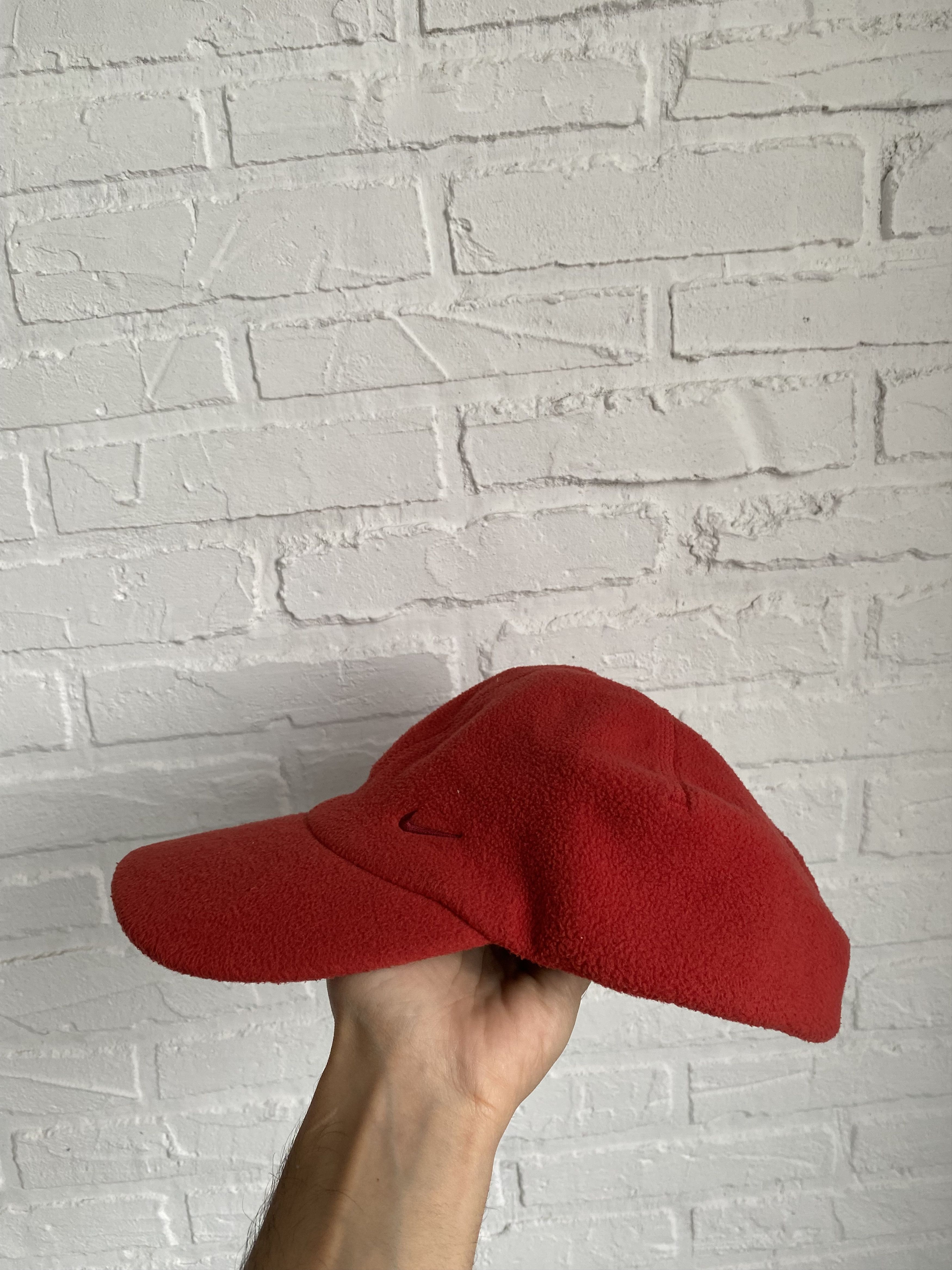 Nike × Vintage Vintage Nike Fleece baseball cap Size ONE SIZE - 5 Thumbnail