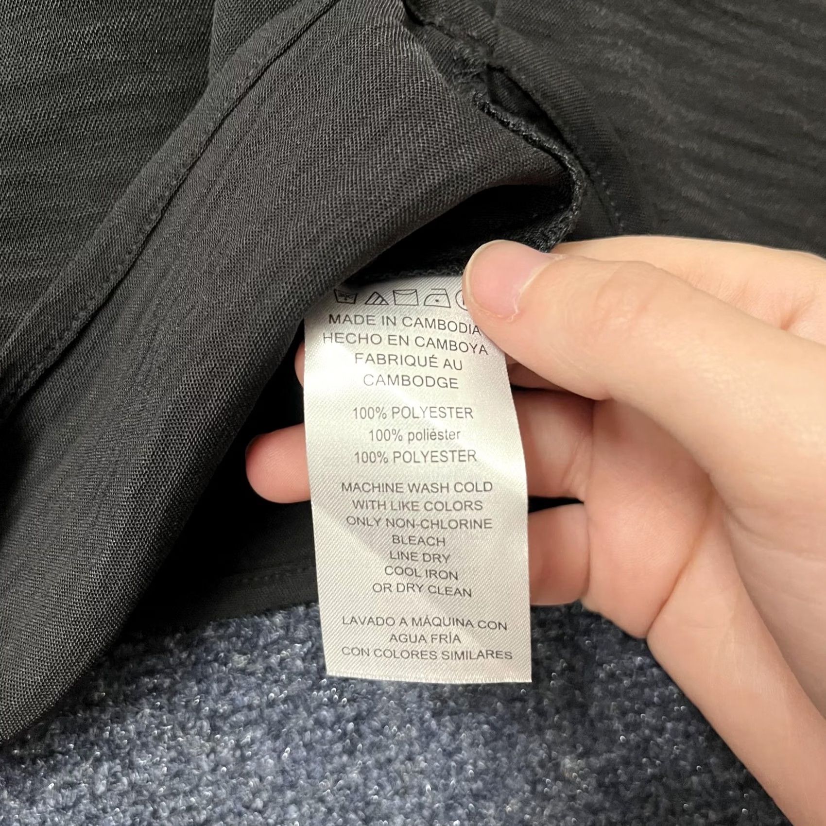 Michael Kors Michael Kors Womens Large Black Shirt Tie Neck Top 05S40U5000 Size L / US 10 / IT 46 - 5 Thumbnail