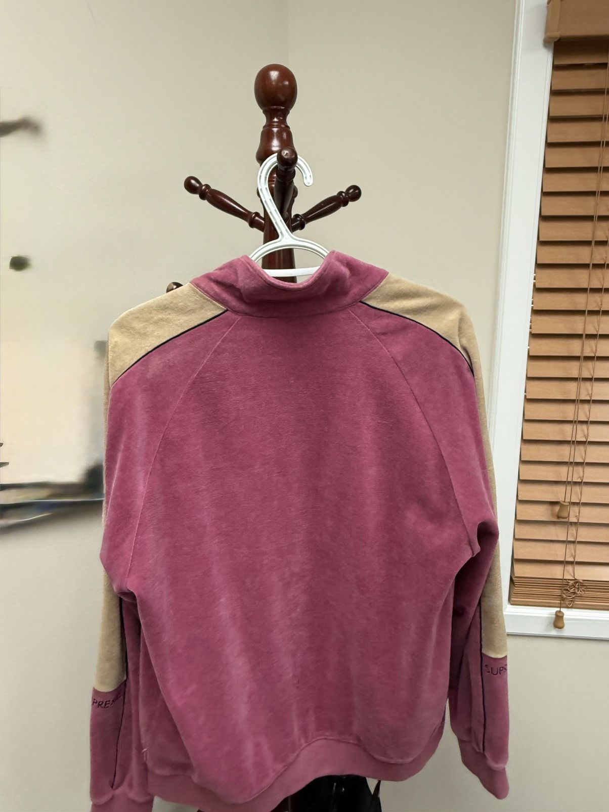 Supreme Dusty Pink Supreme Suede Zip Up Size US M / EU 48-50 / 2 - 2 Thumbnail
