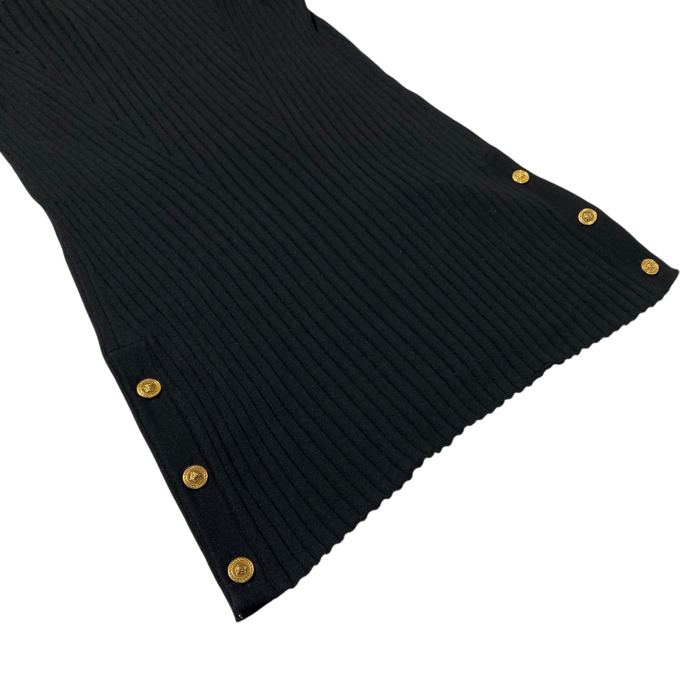 Versace VERSACE Wool 100% Tops Black Size M / US 6-8 / IT 42-44 - 4 Thumbnail