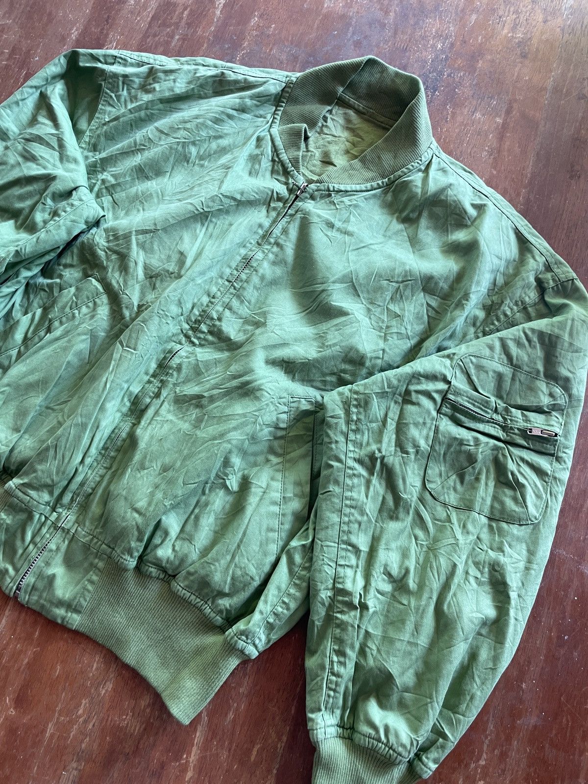 Designer × Japanese Brand Japan 🎌🇯🇵 NAB Reversible Bomber Jacket Military Style Stripe Size US M / EU 48-50 / 2 - 5 Thumbnail