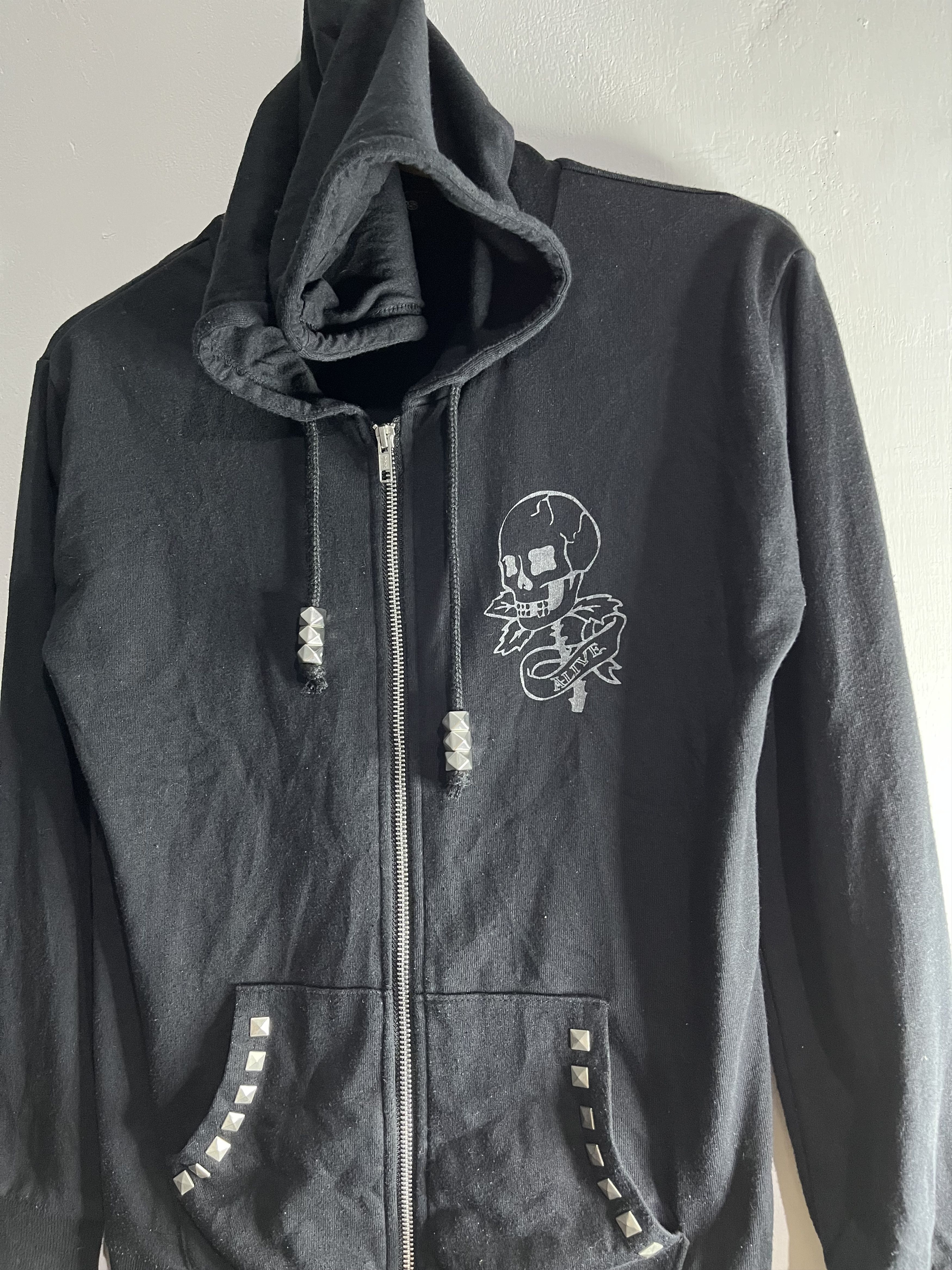 Beauty Beast Glad news studed skeleton hoodie Size US M / EU 48-50 / 2 - 3 Thumbnail