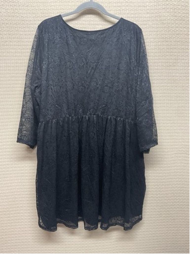 Torrid Torrid Lace Overlay 3/4 Sleeve Babydoll Blouse Tunic Women 3 Size ONE SIZE - 6 Thumbnail