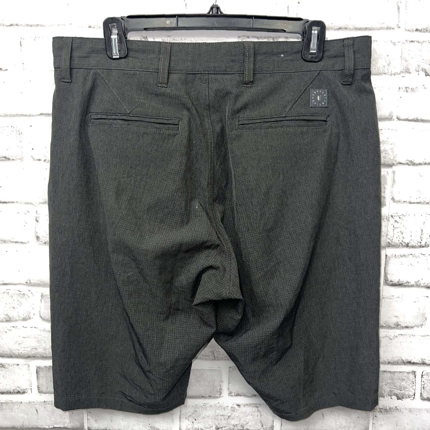 Vintage Linksoul Shorts Mens Size 32 Gray Chino Casual Size US 32 / EU 48 - 4 Thumbnail
