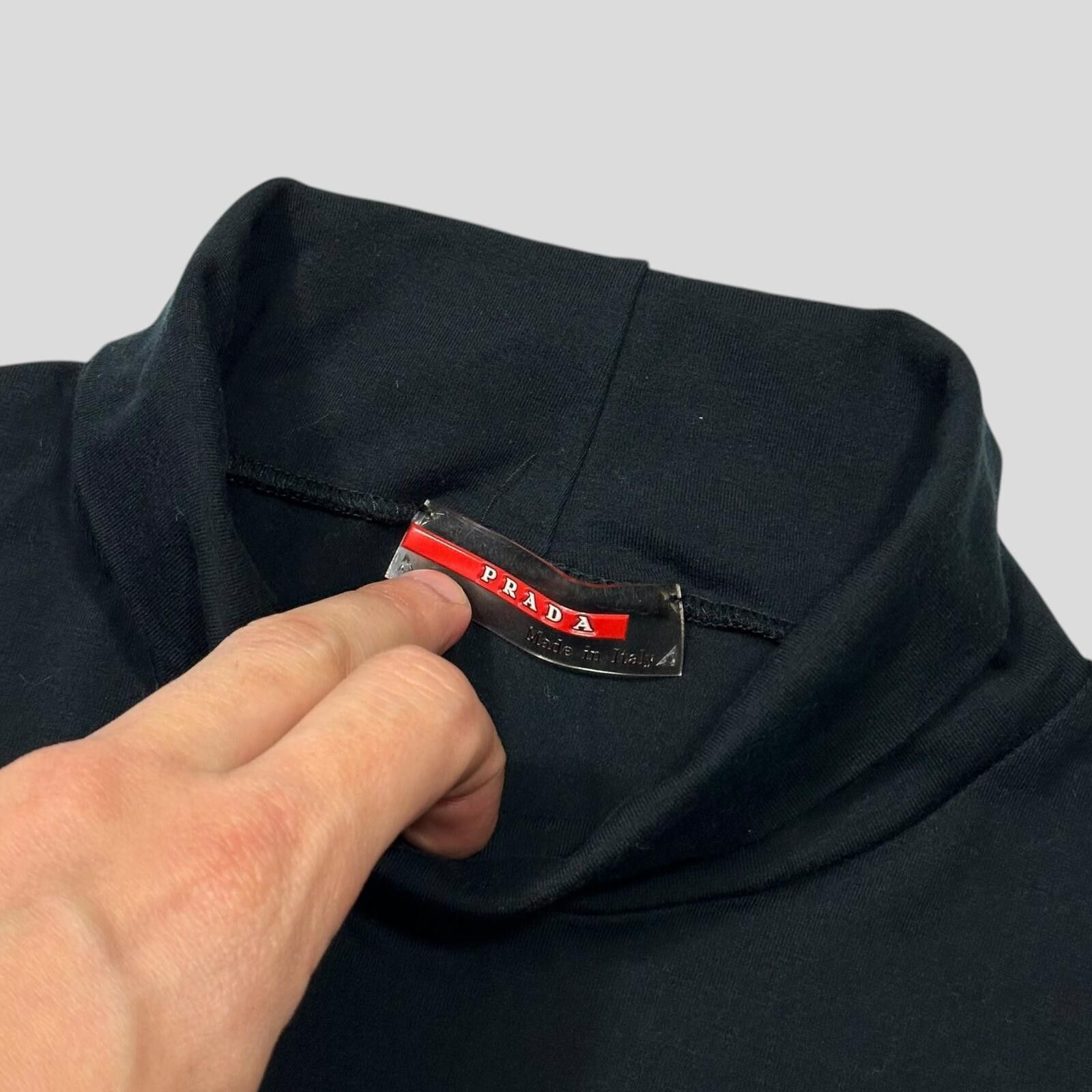 Prada Prada Sport 00’s Red Tab Turtleneck Technical Zip T-shirt SM Size US M / EU 48-50 / 2 - 6 Thumbnail