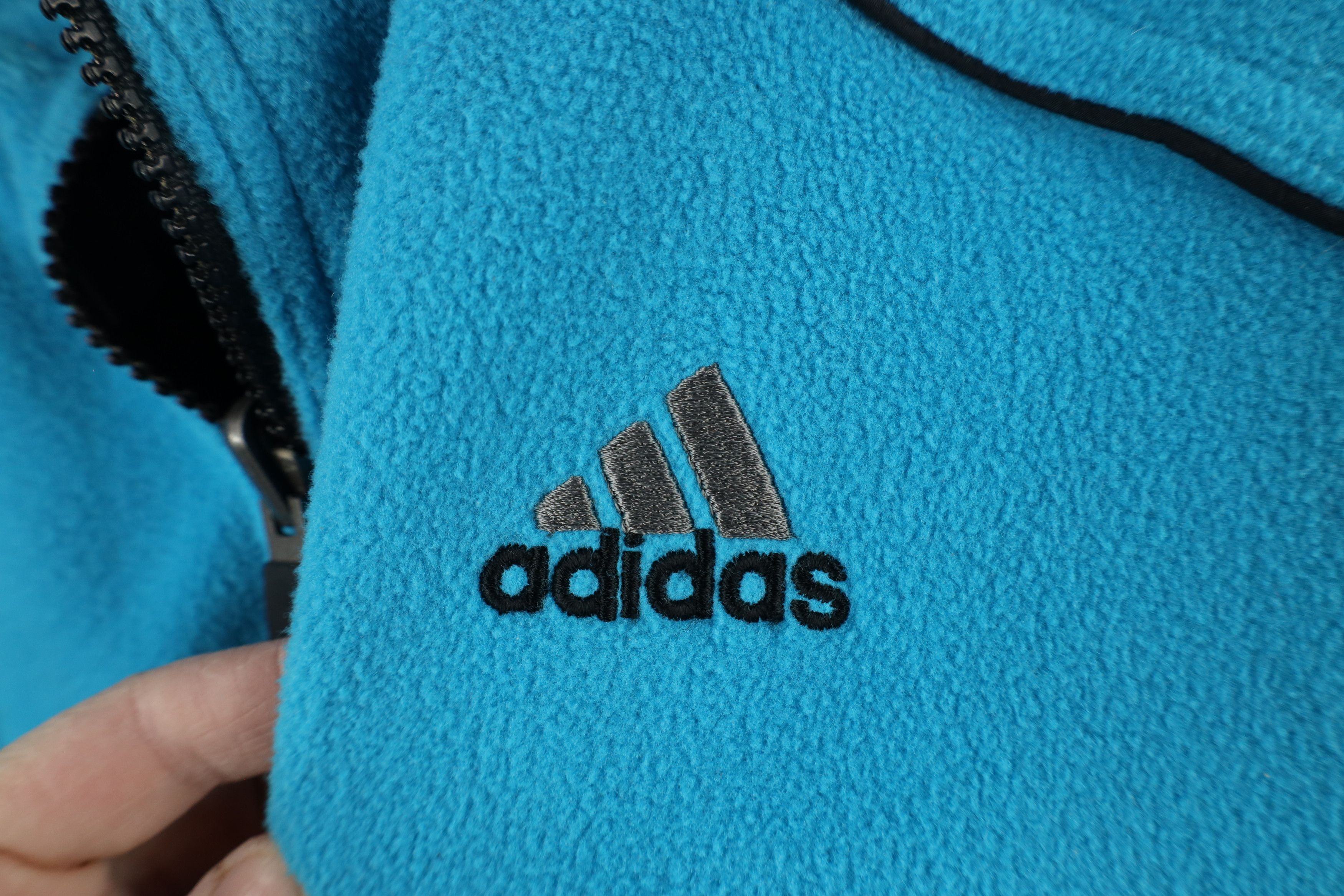 Adidas × Vintage Vintage 90s Adidas Reversible Full Zip Bomber Jacket Size US M / EU 48-50 / 2 - 16 Thumbnail
