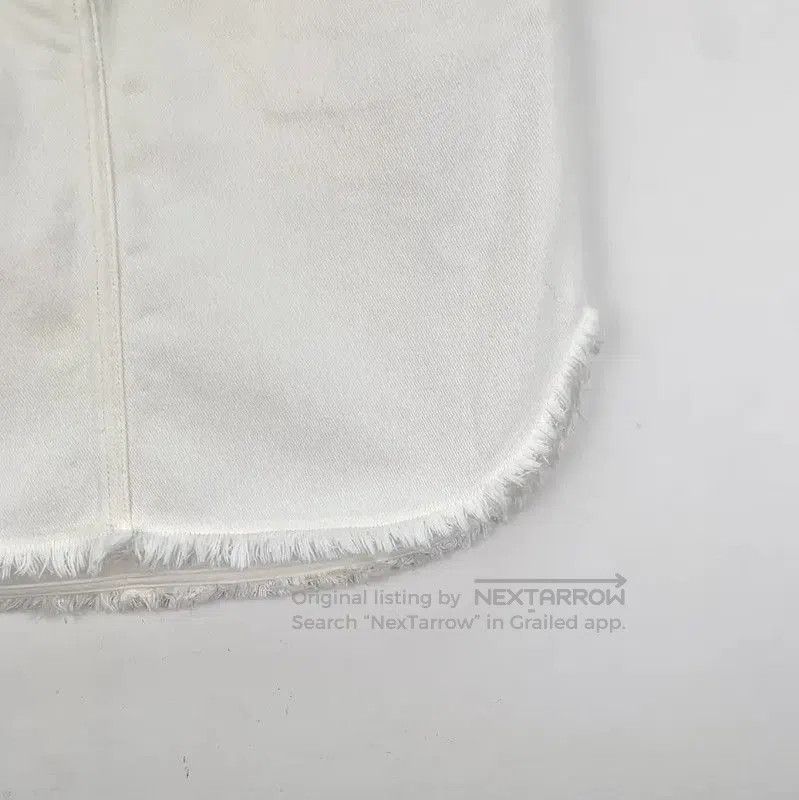 Louis Vuitton Louis Vuitton White Cotton Mini Skirt . Size 22" - 4 Thumbnail