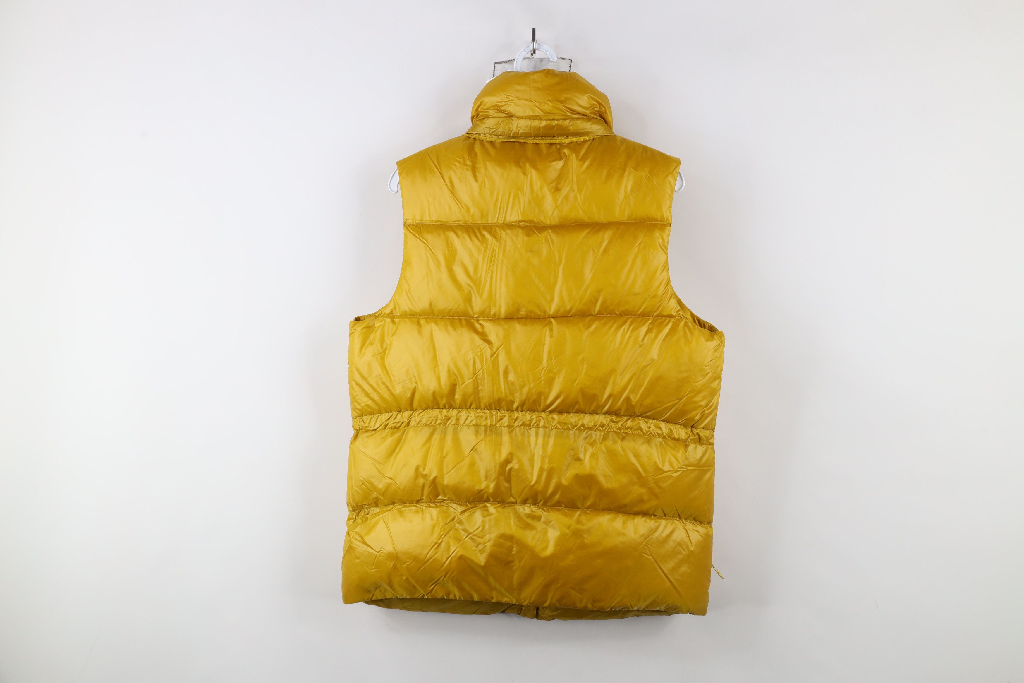 Athleta × Vintage Athleta Lofty Duck Down Full Zip Puffer Vest Jacket Gold Size M / US 6-8 / IT 42-44 - 10 Thumbnail