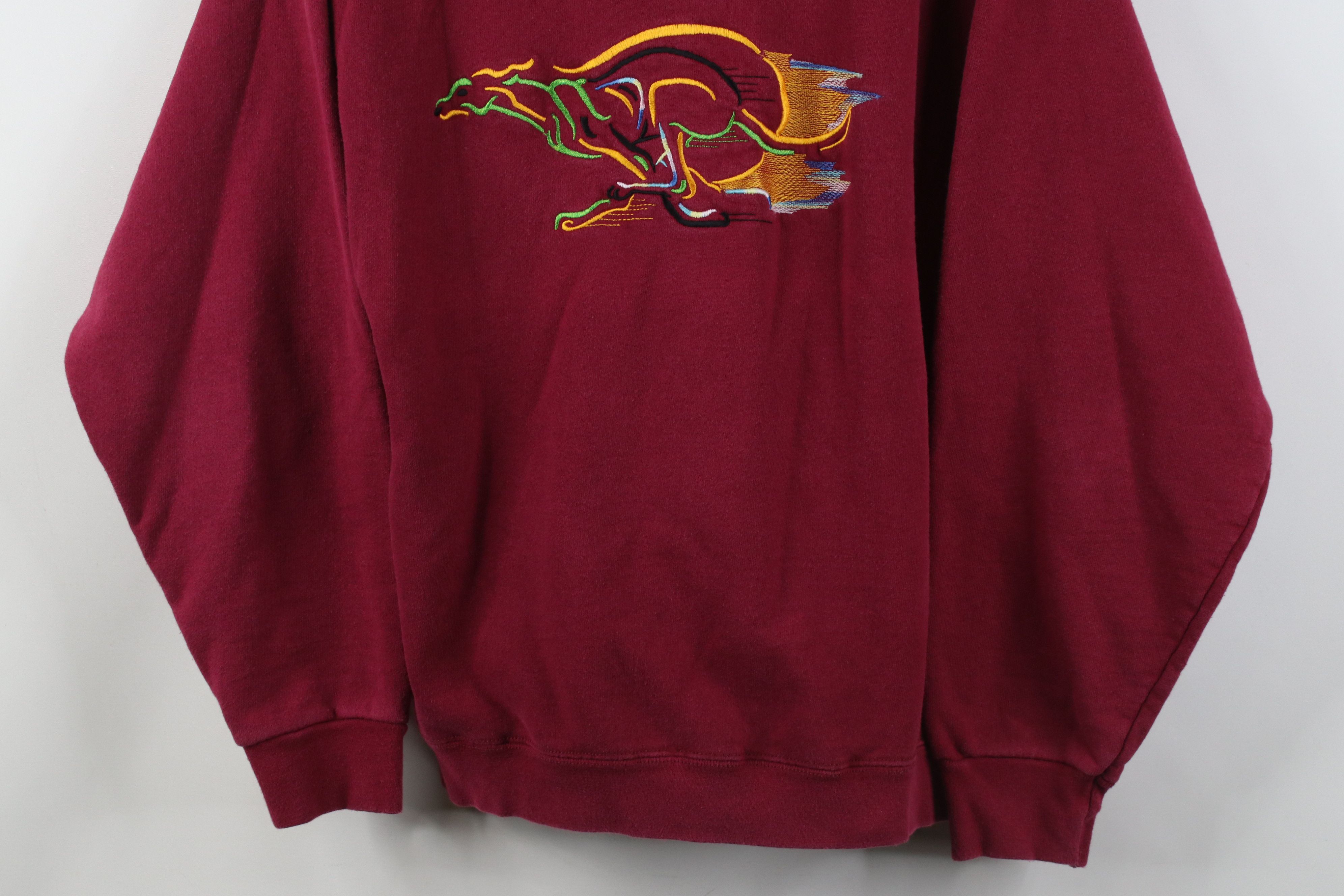 Vintage Vintage 90s Y2K Greyhound Adoption Program Dog Sweatshirt Size M / US 6-8 / IT 42-44 - 3 Thumbnail