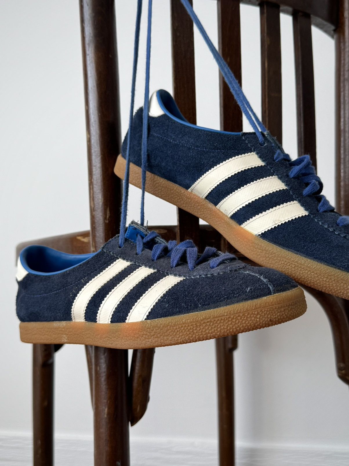 Adidas Vintage 80s Adidas Koln ‘Made in Yugoslavia’ Suede Shoes Size US 7.5 / IT 37.5 - 1 Thumbnail