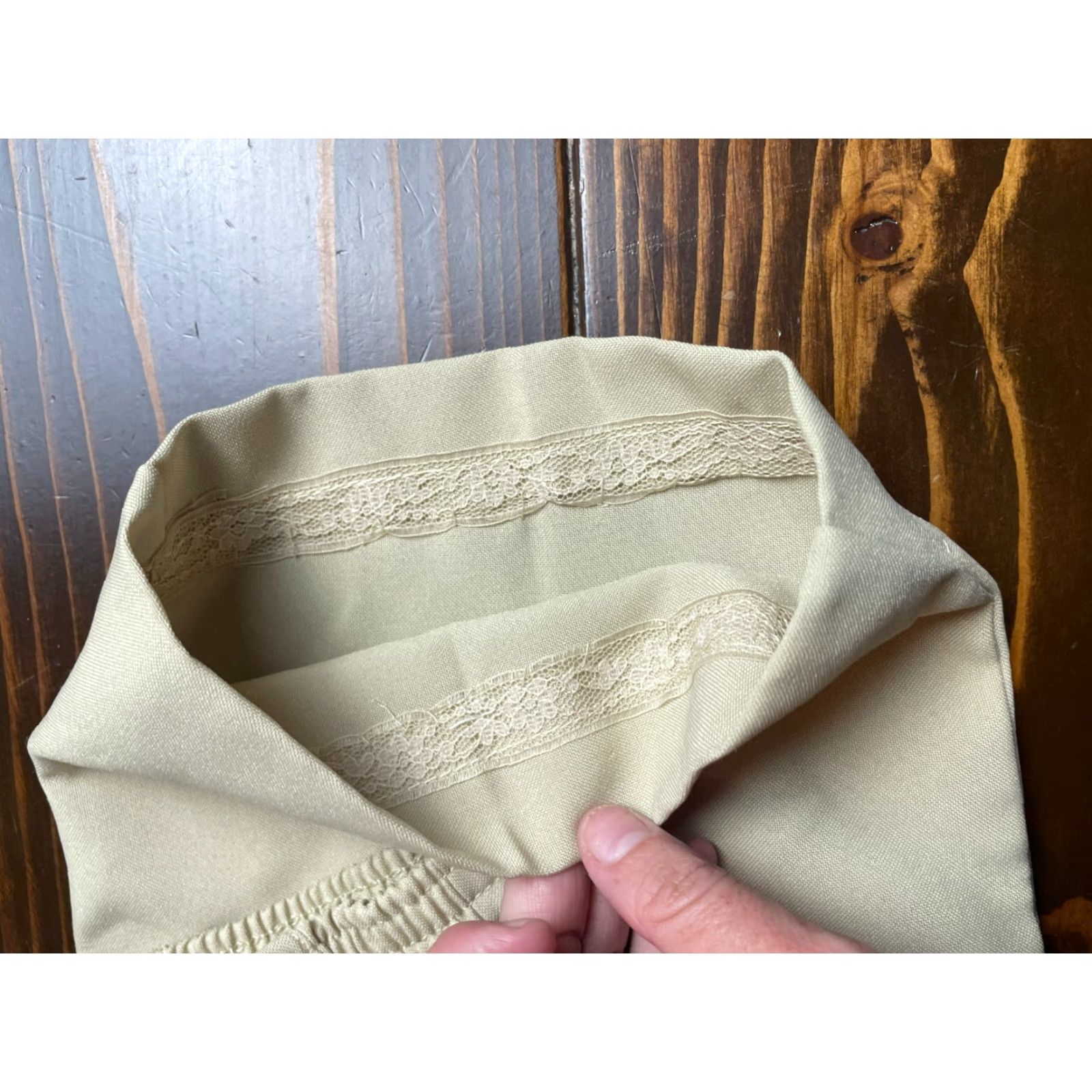 Blair VINTAGE Blair Pants Women's Petite 16 Tan Pull On Hemmed to 26" Pants Size 38" / US 16 / IT 52 - 3 Thumbnail