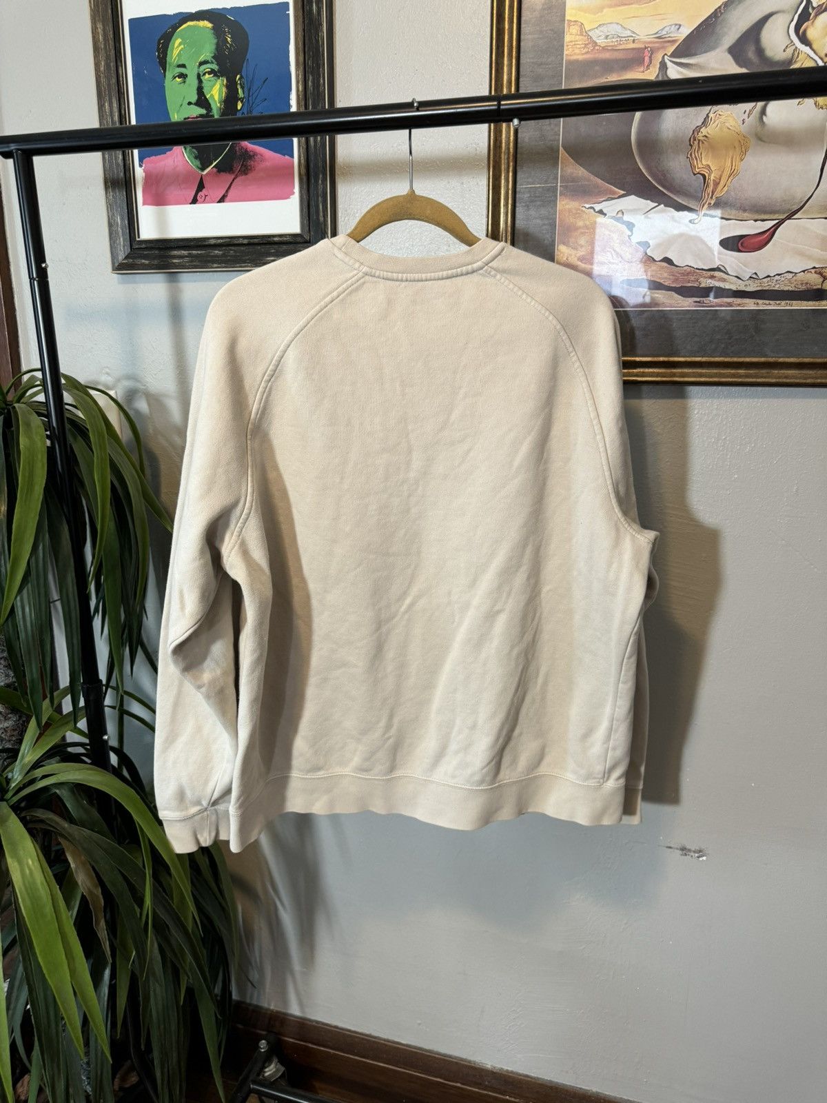 Nike × Vintage Y2K Vintage Nike Beige Sweatshirt XL Size US XL / EU 56 / 4 - 2 Thumbnail