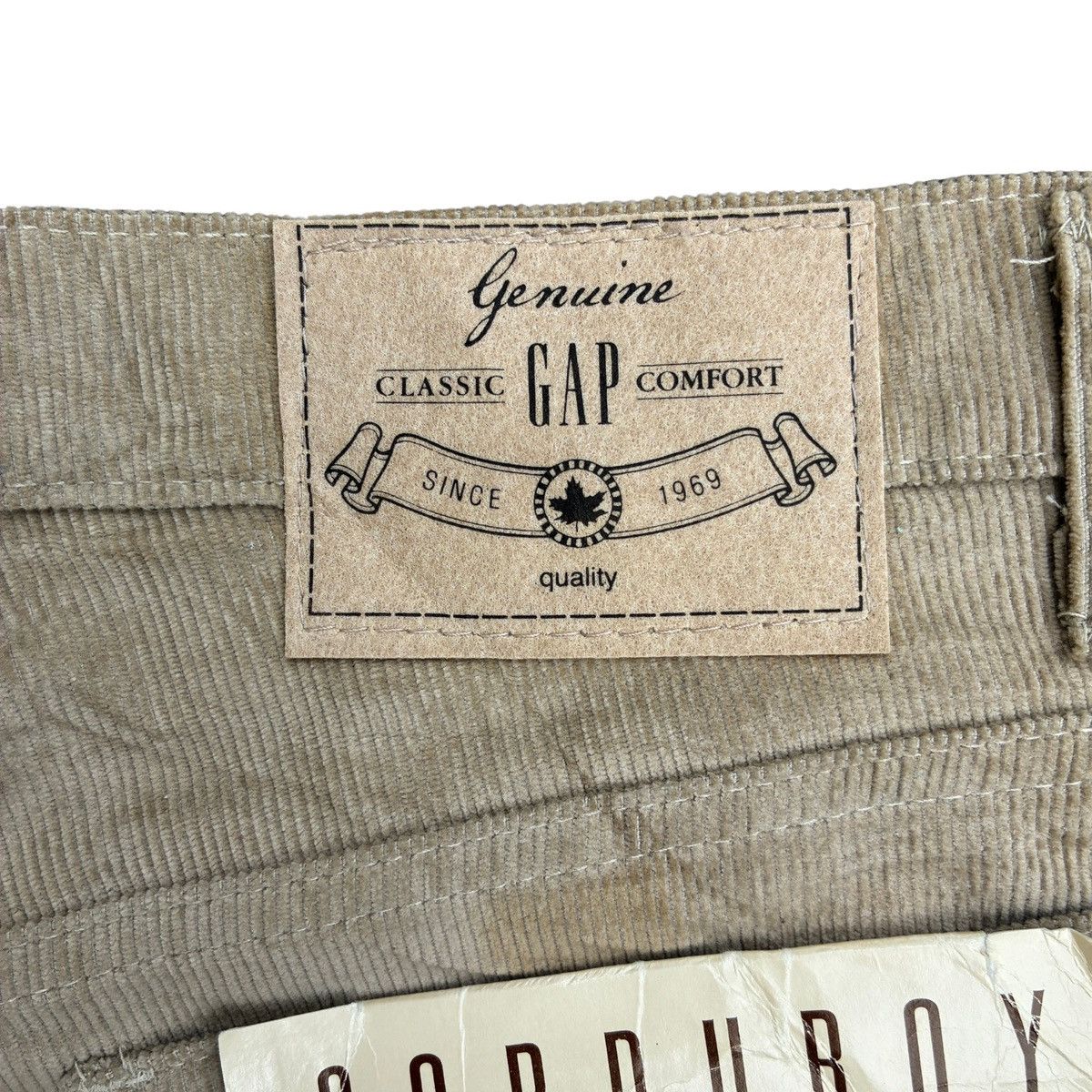Gap GAP Tapered Khaki Corduroy Pant Deadstock Size US 30 / EU 46 - 4 Thumbnail