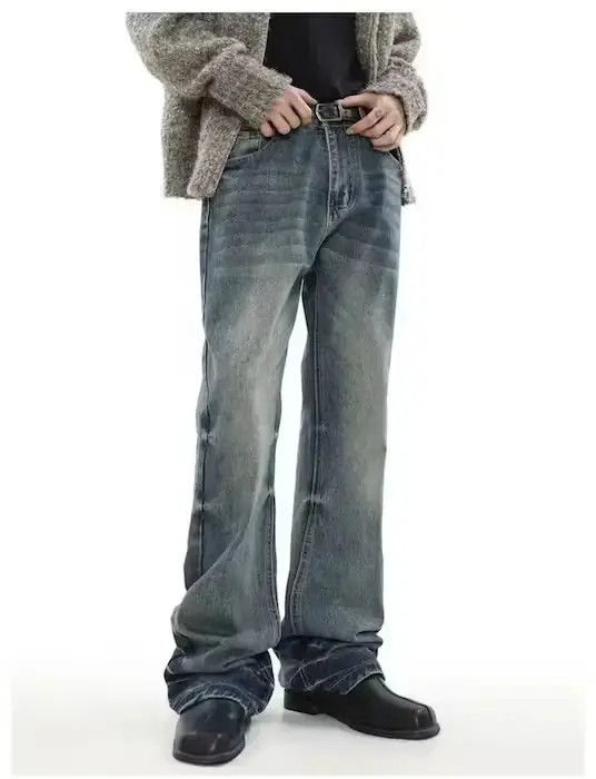 Japanese Brand Washed Denim Jeans Size US 30 / EU 46 - 2 Thumbnail