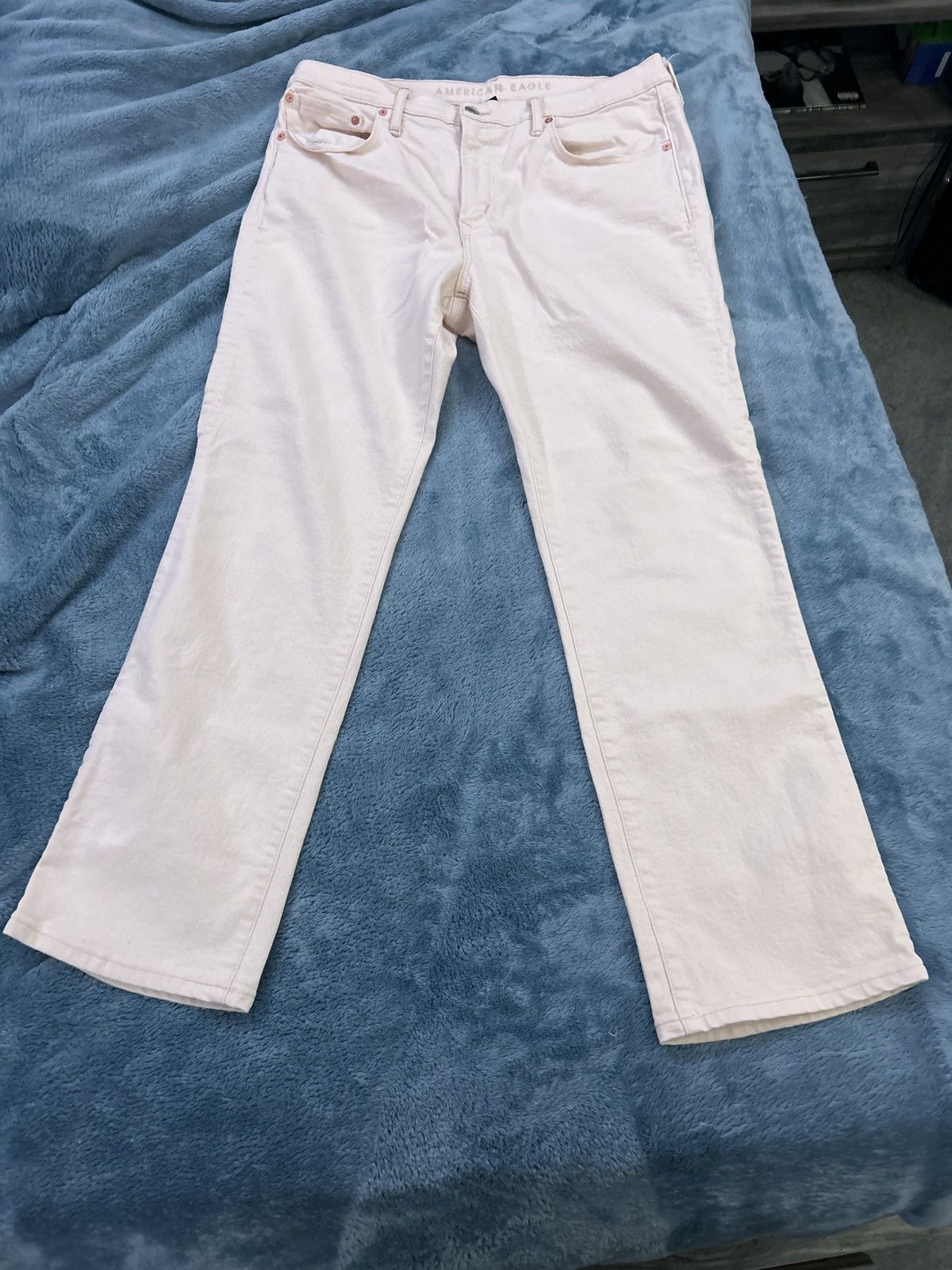 American Eagle Outfitters American Eagle Tan Denim Jeans Size US 36 / EU 52 - 1 Thumbnail