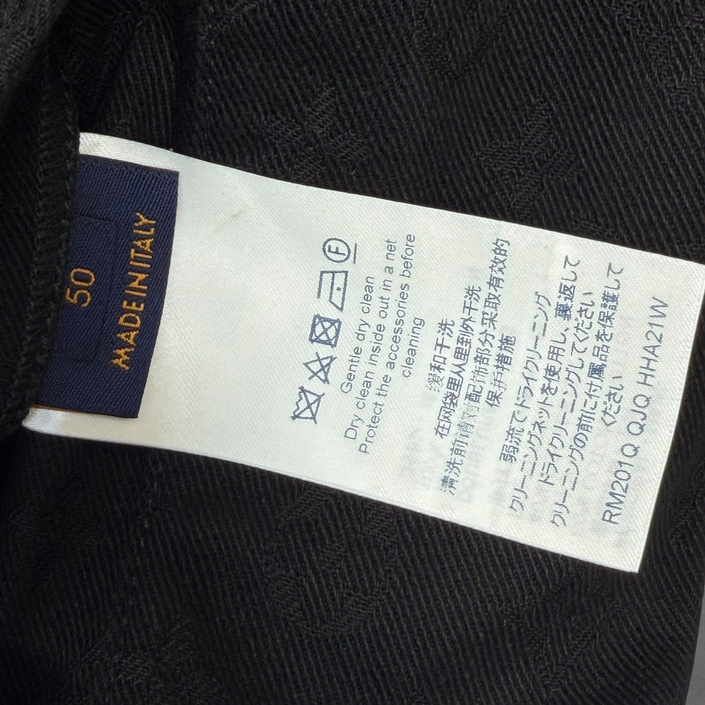 Louis Vuitton Louis Vuitton Monogram Black Denim Jacket 50 (L) Size US L / EU 52-54 / 3 - 6 Thumbnail