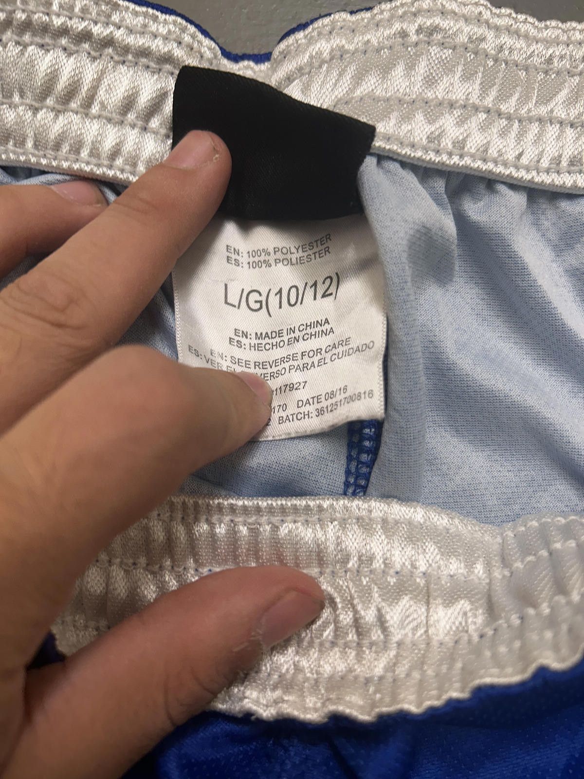 JW Anderson AND1 Kids Splash Print Basketball Shorts - Size LG (10/12) Size US 34 / EU 50 - 4 Thumbnail