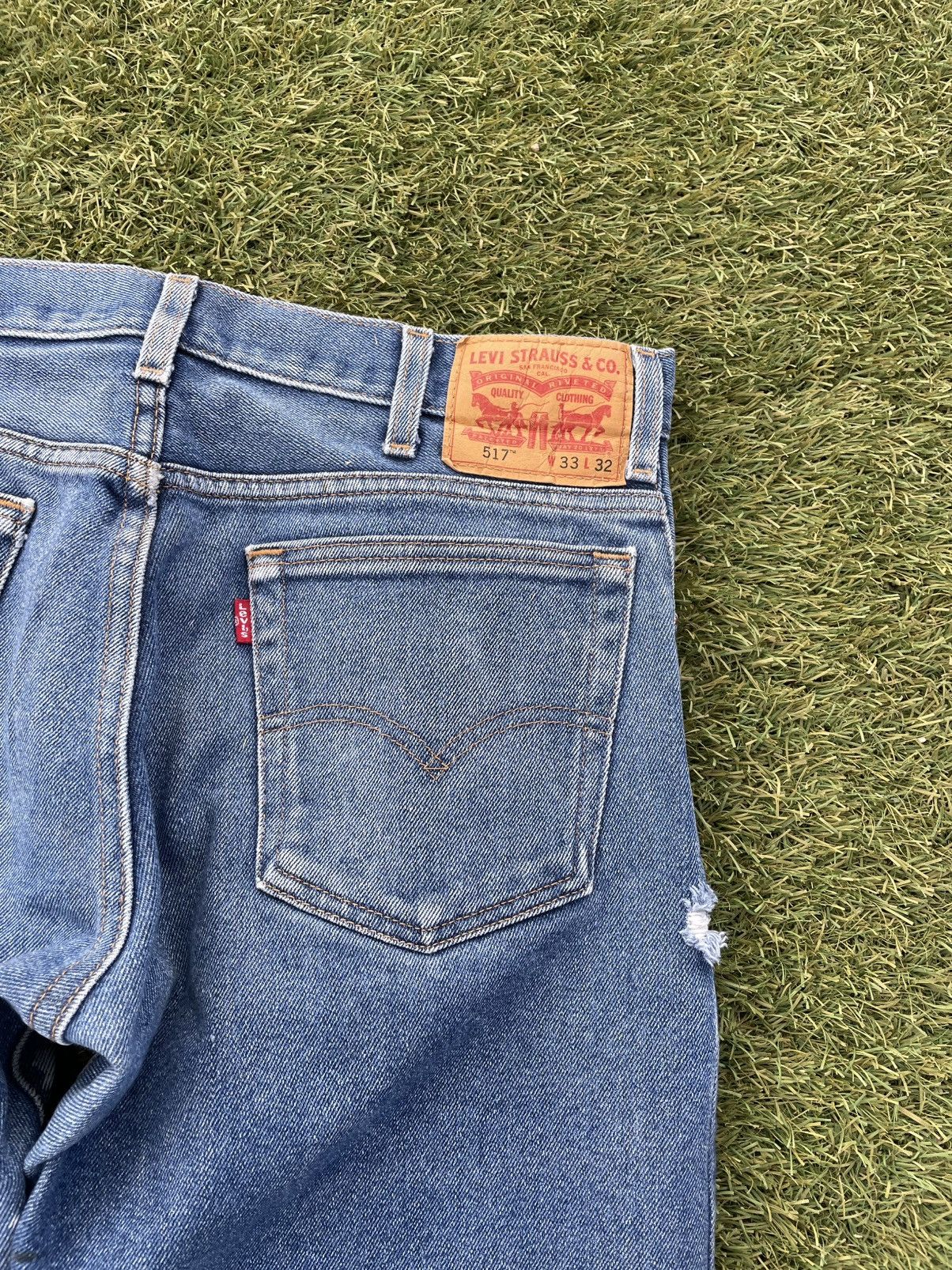 Levi's Levi’s 517 Waterless Denim Jeans Men’s Size 33x32 Button Fly Size US 33 - 8 Thumbnail