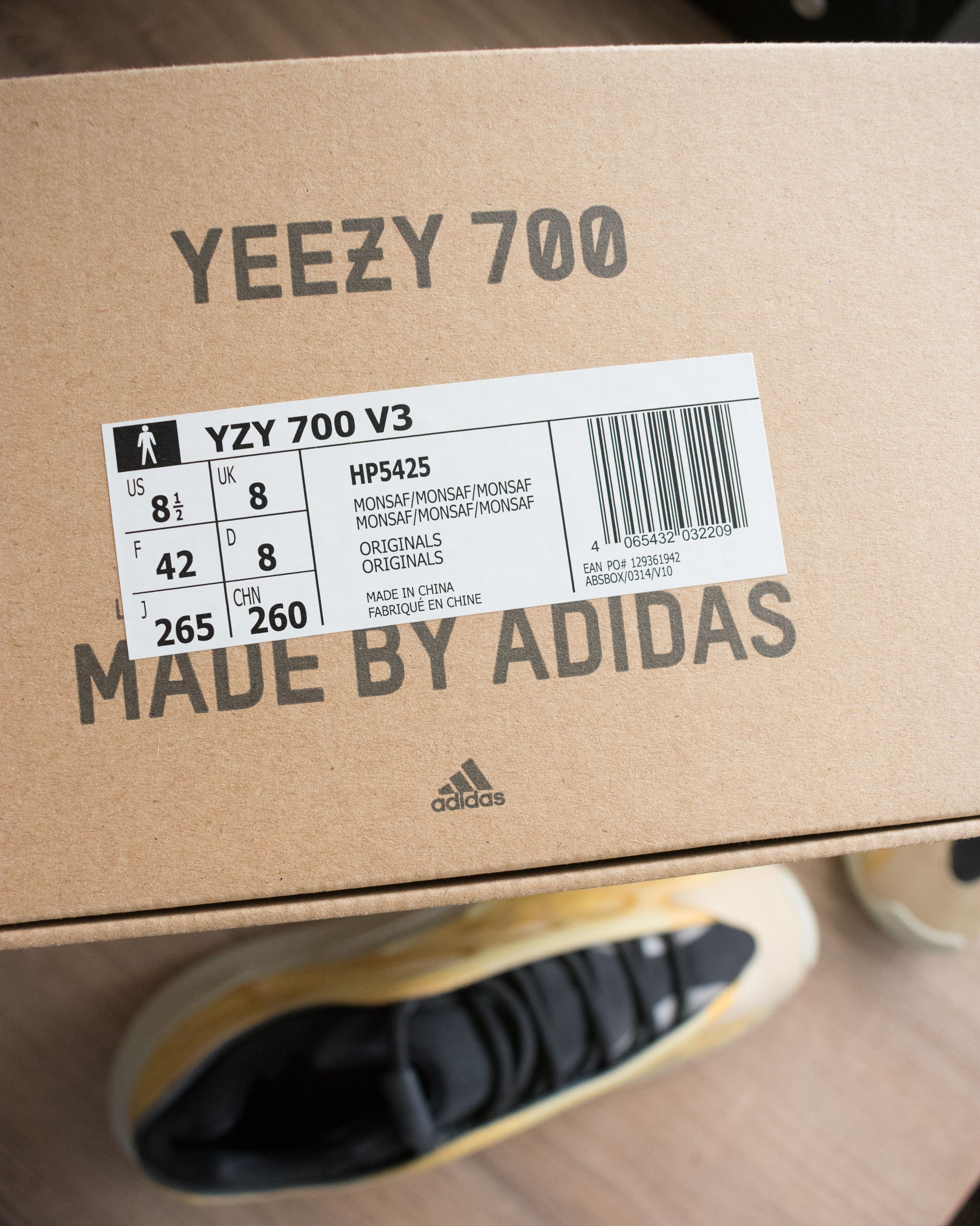 Yeezy Adidas Yeezy 700 V3 Mono Safflover Size US 8.5 / EU 41-42 - 8 Thumbnail