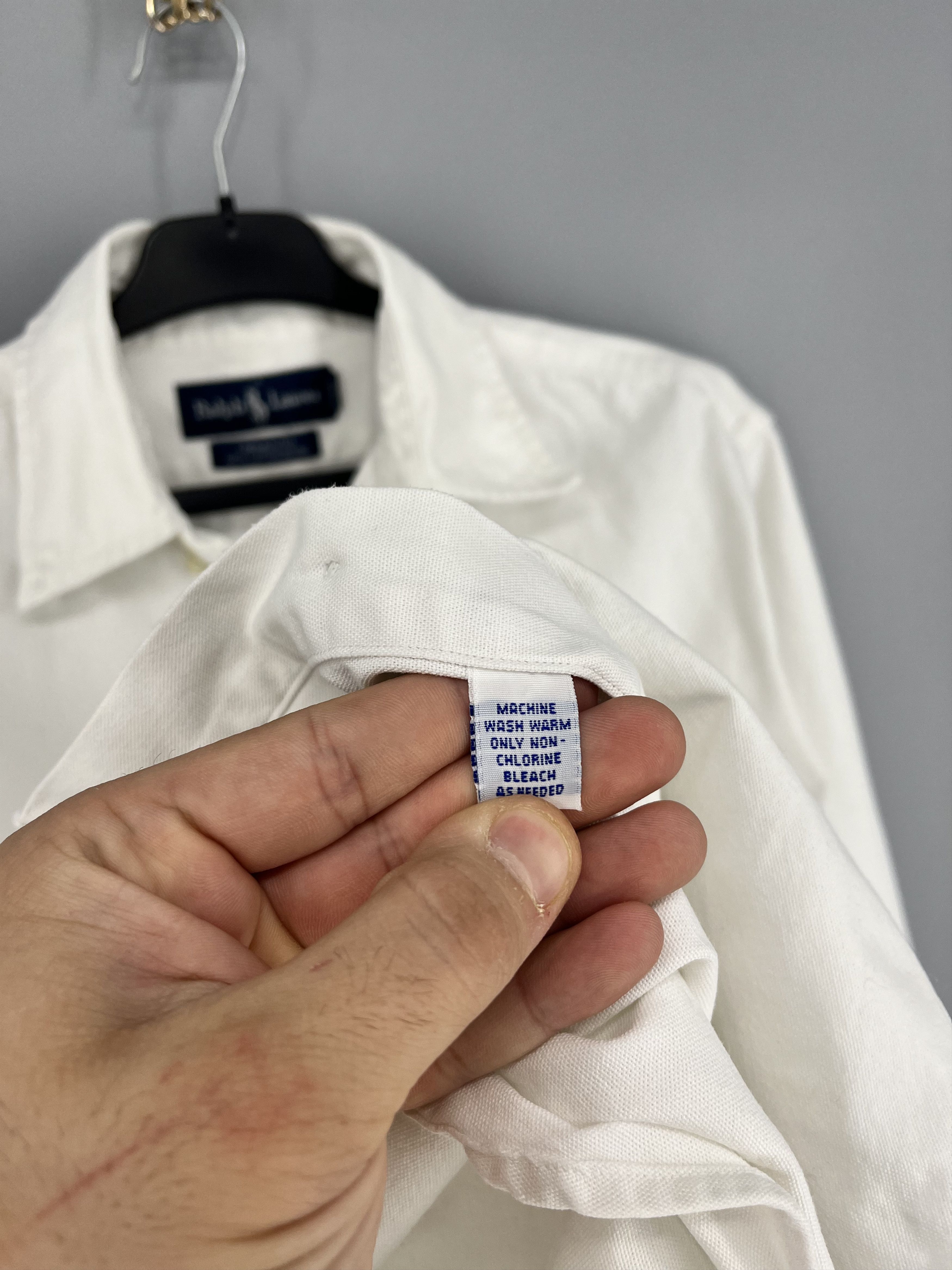 Polo Ralph Lauren Vintage White Shirt Polo Ralph Lauren Size S Rare Size US XS / EU 42 / 0 - 8 Thumbnail